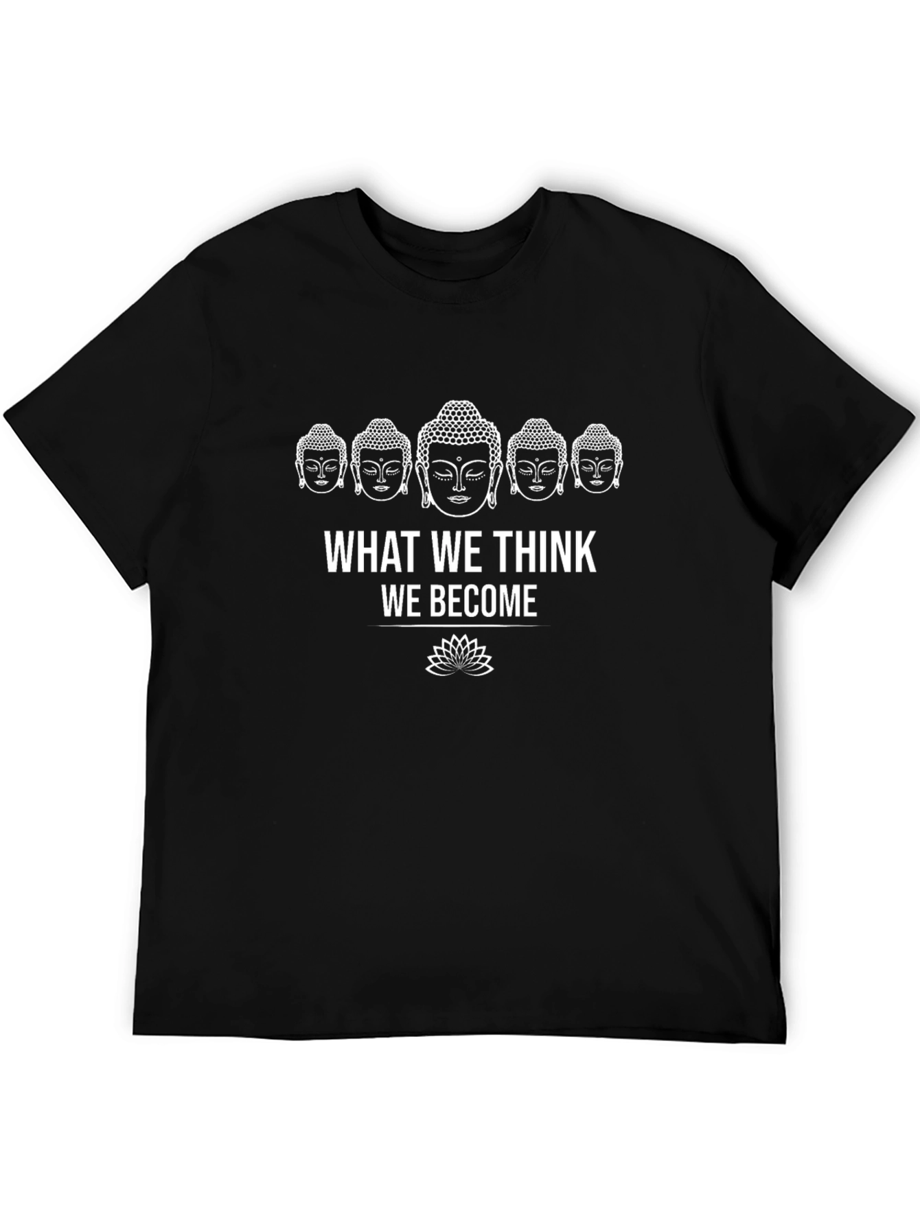 Buddha Mindset Graphic Tee - Black