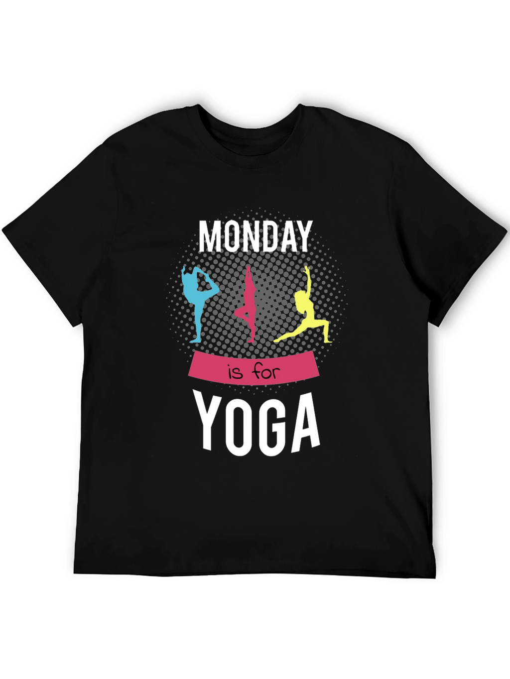 Monday Yoga Graphic Tee - Black