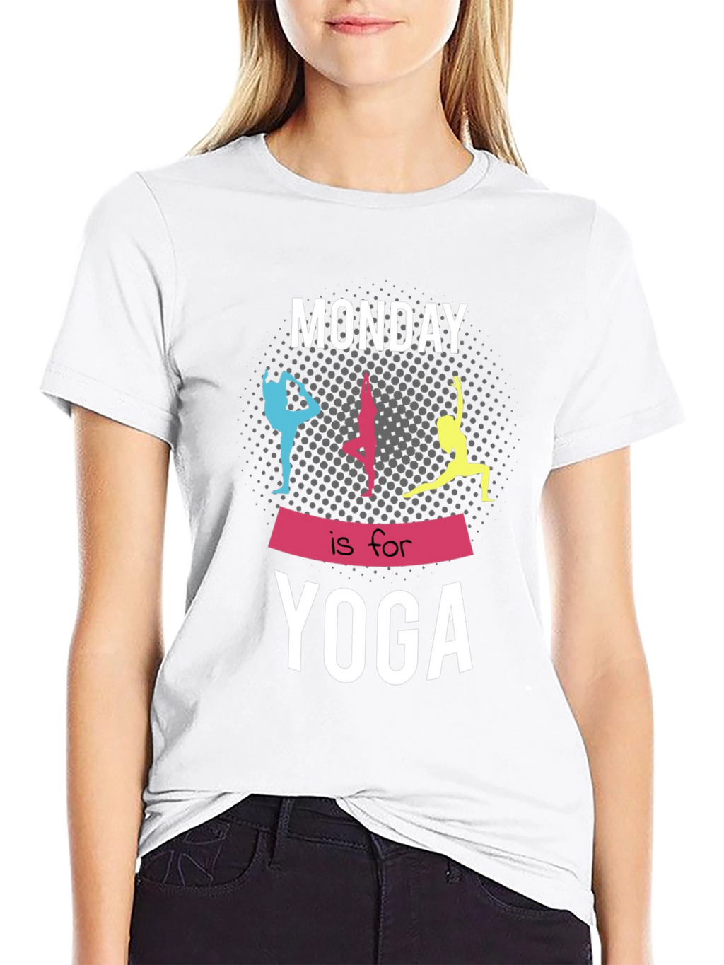 Monday Yoga Graphic Tee - Black