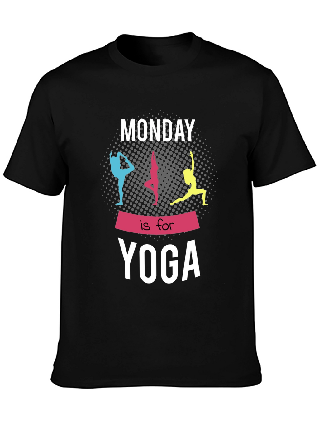 Monday Yoga Graphic Tee - Black