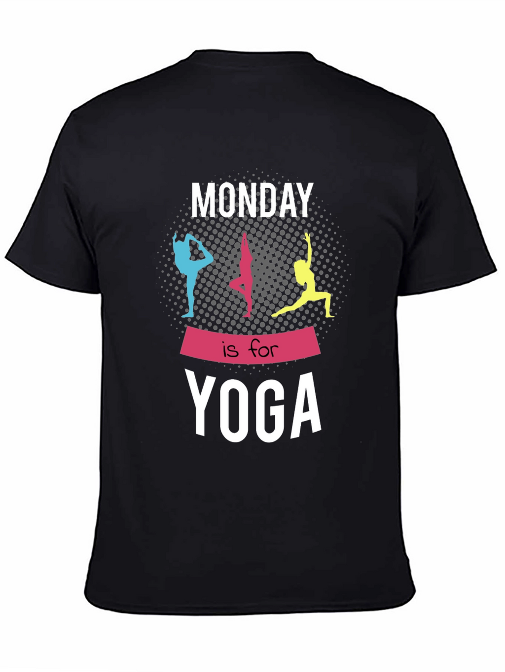 Monday Yoga Graphic Tee - Black