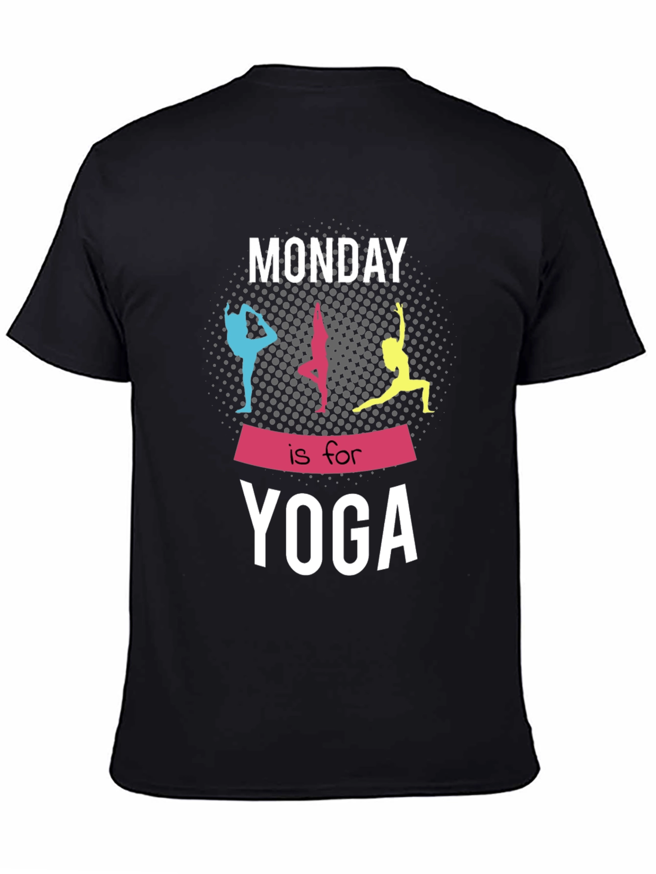 Monday Yoga Graphic Tee - Black