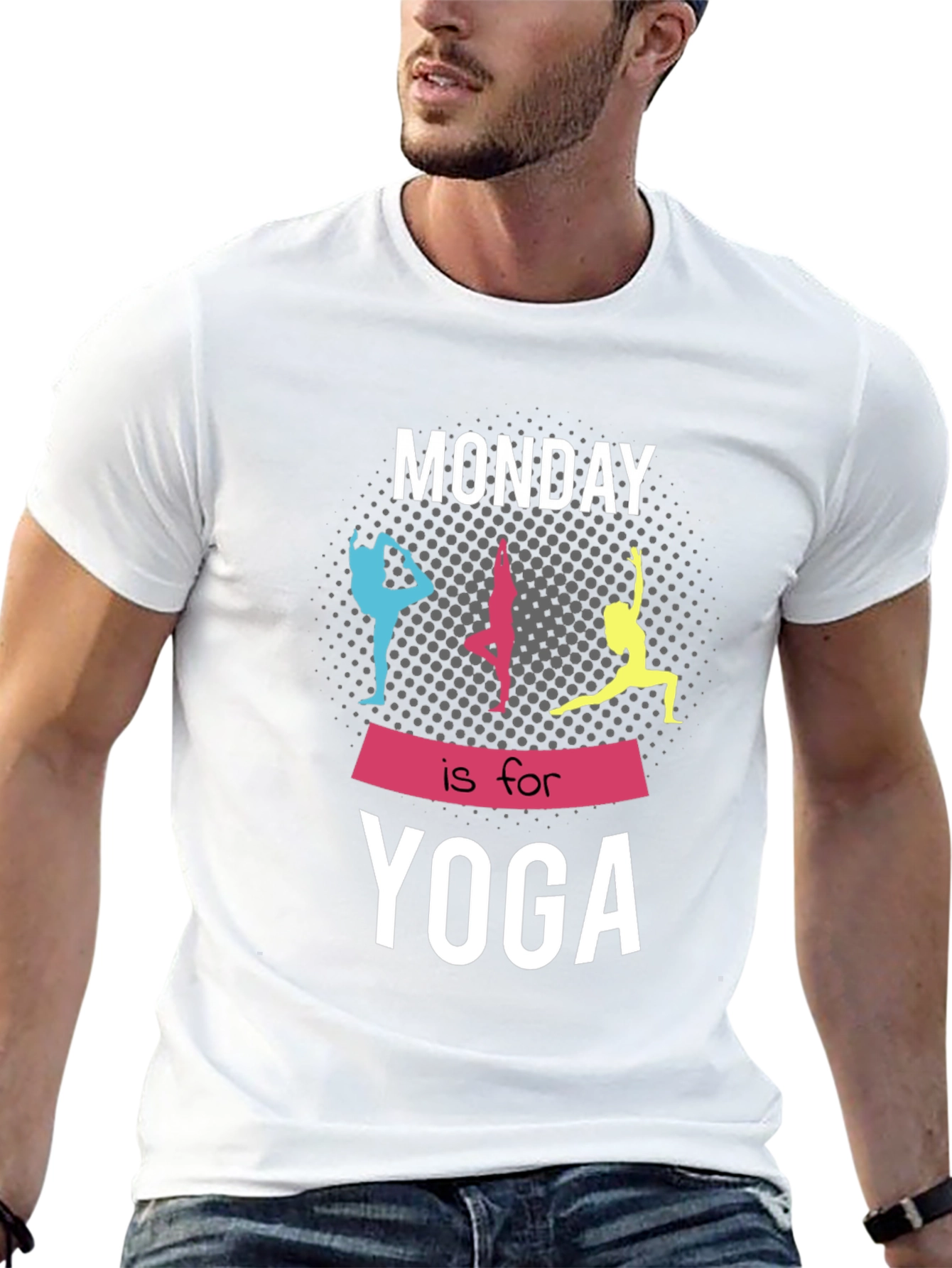 Monday Yoga Graphic Tee - Black