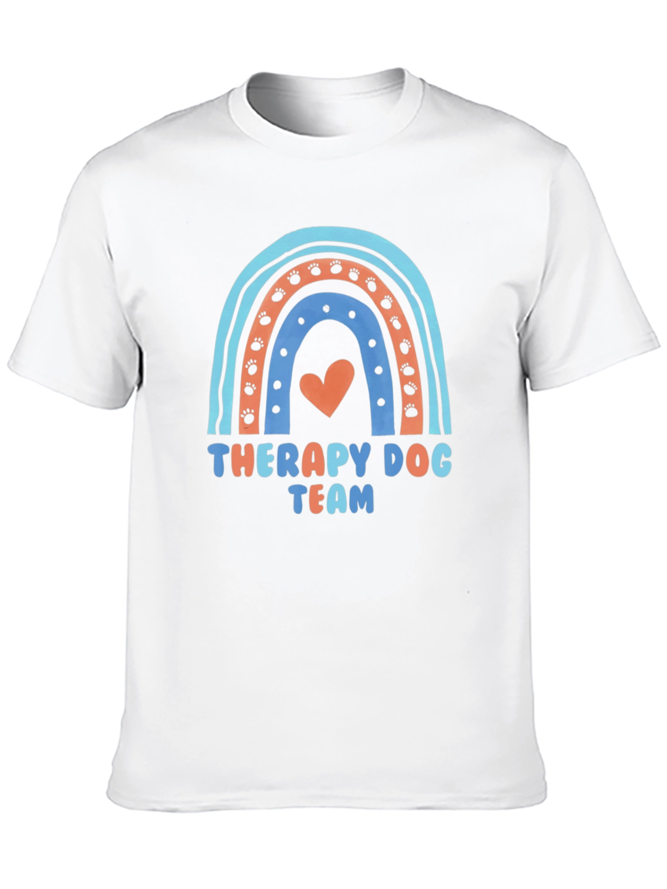 Therapy Dog Team Rainbow T-Shirt