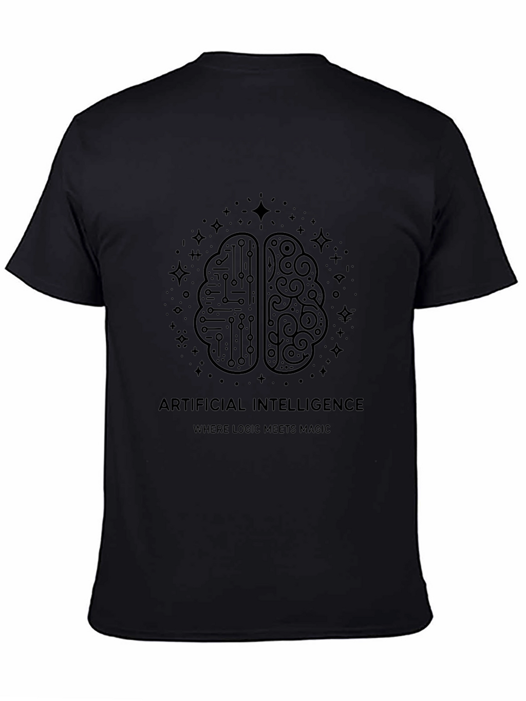 AI Brain T-Shirt - Logic Meets Magic