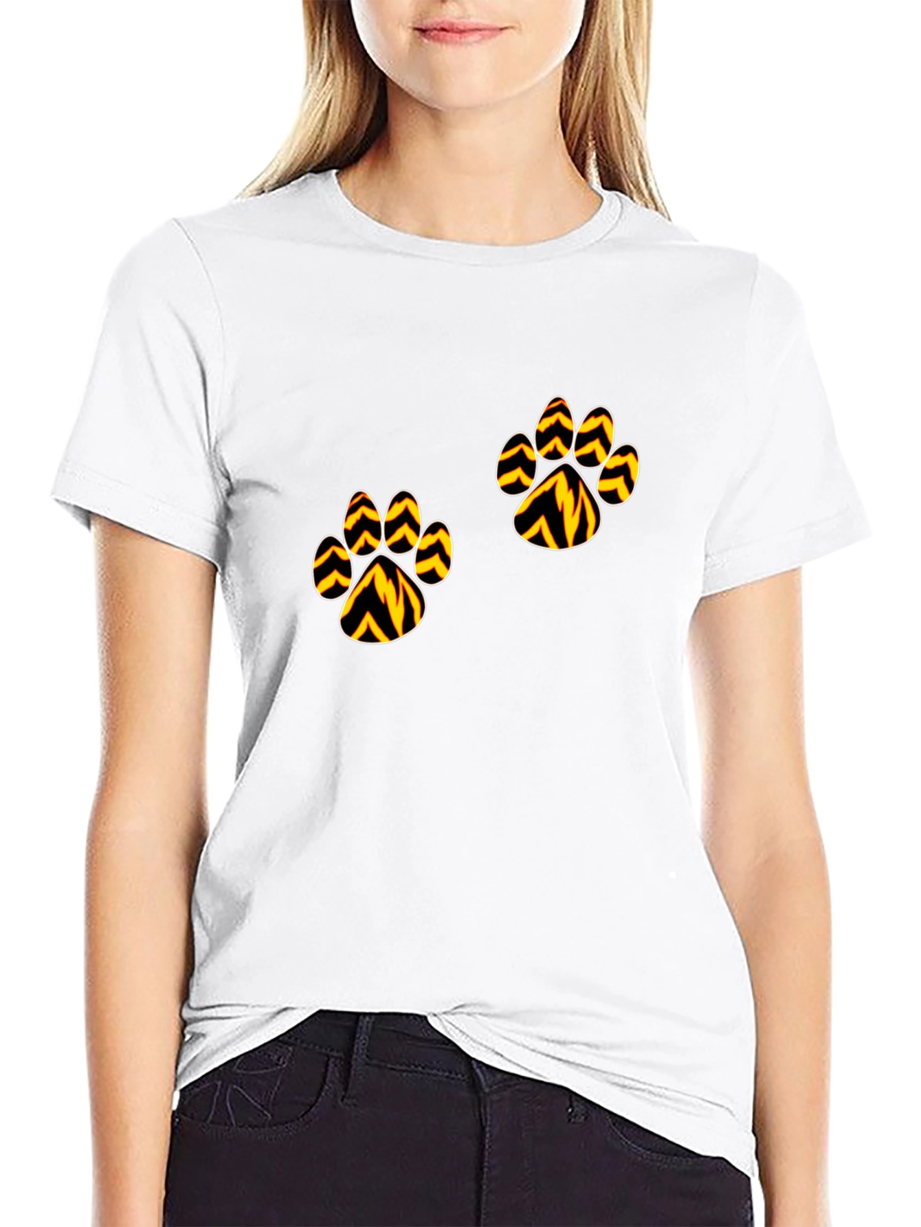 Tiger Paw Print T-Shirt