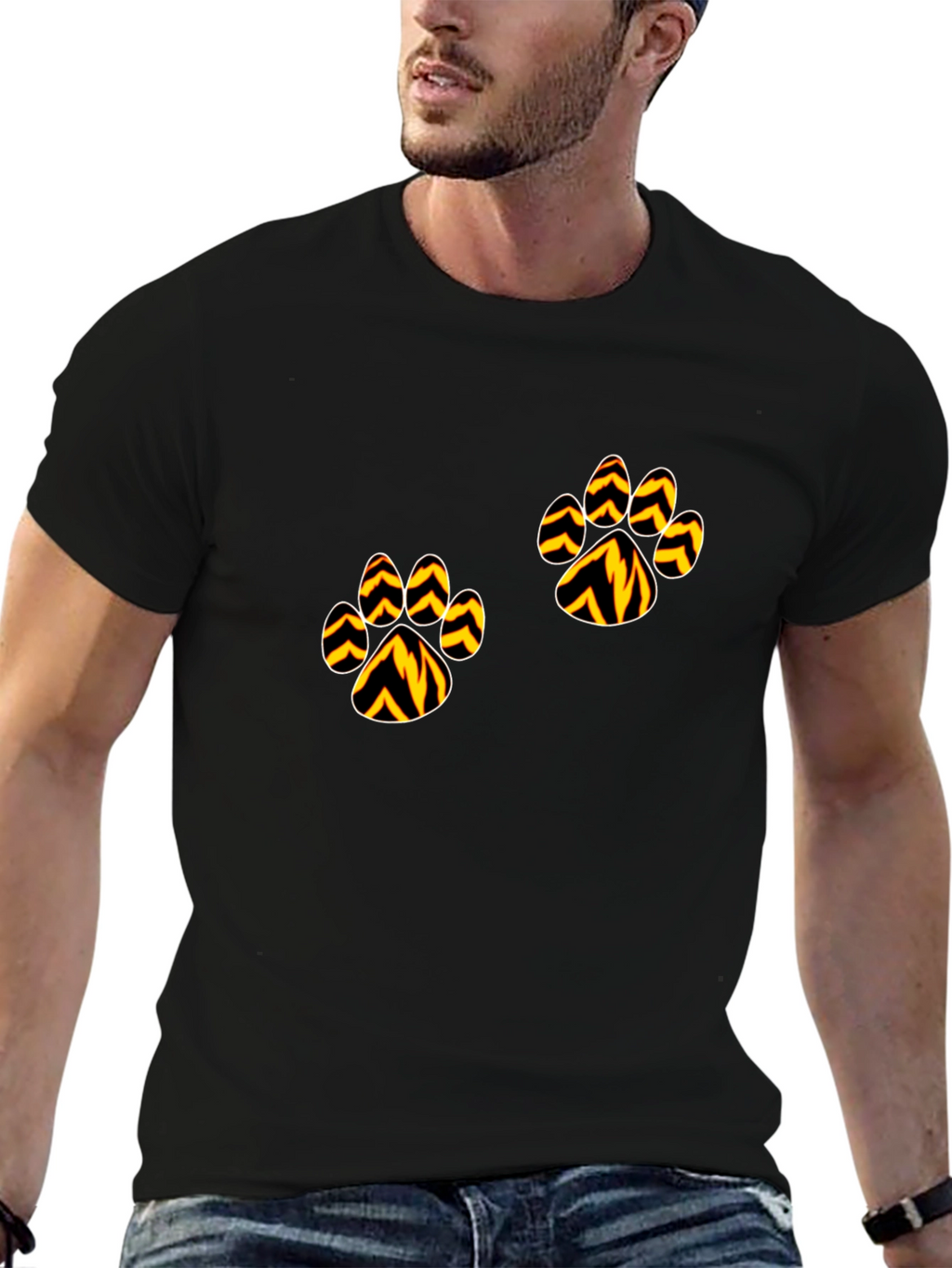 Tiger Paw Print T-Shirt
