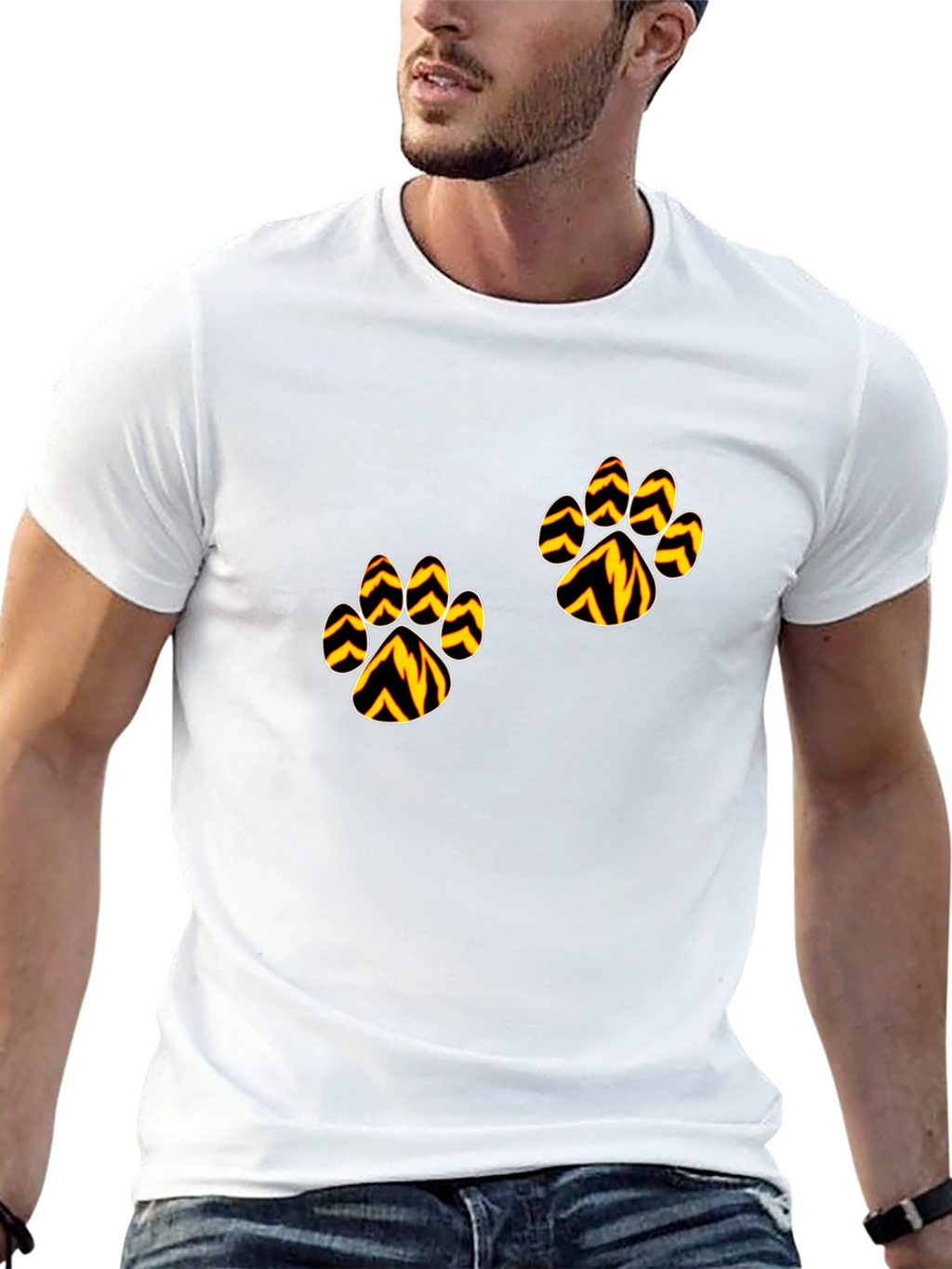 Tiger Paw Print T-Shirt