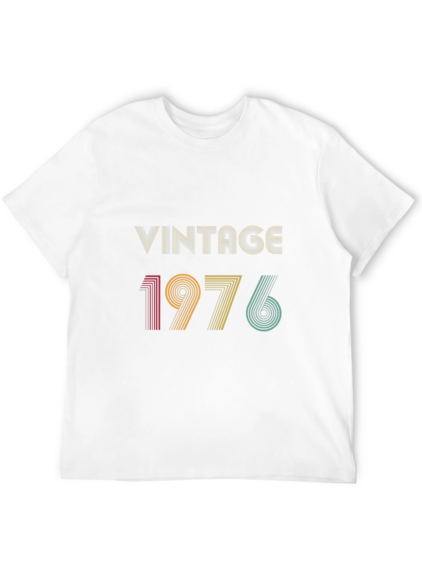 Vintage 1976 Graphic Tee - Retro Birthday T-Shirt