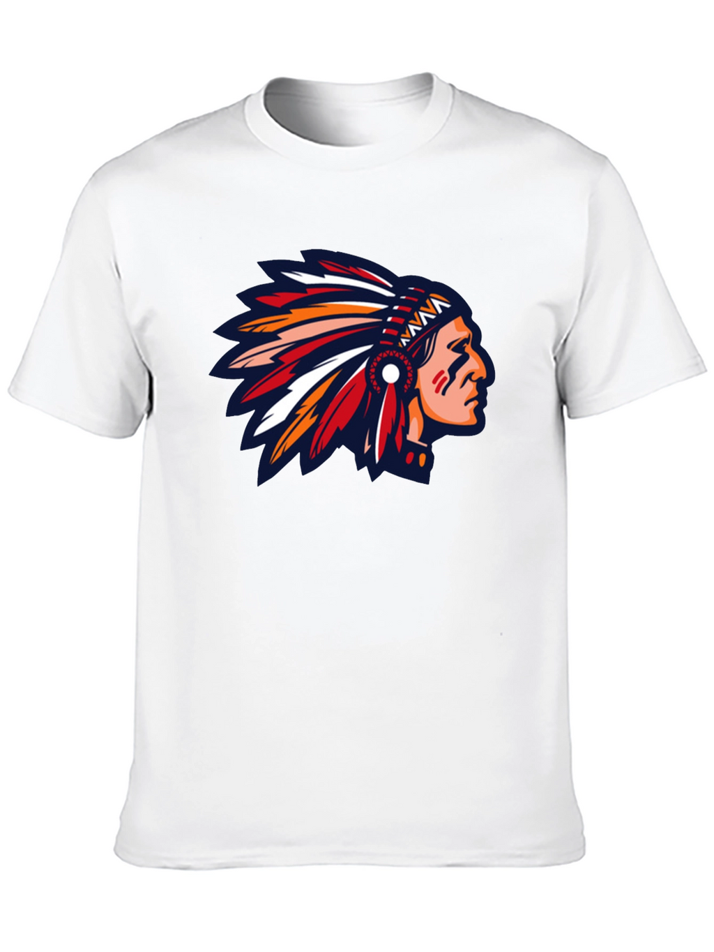 Native American Headdress Graphic T-Shirt