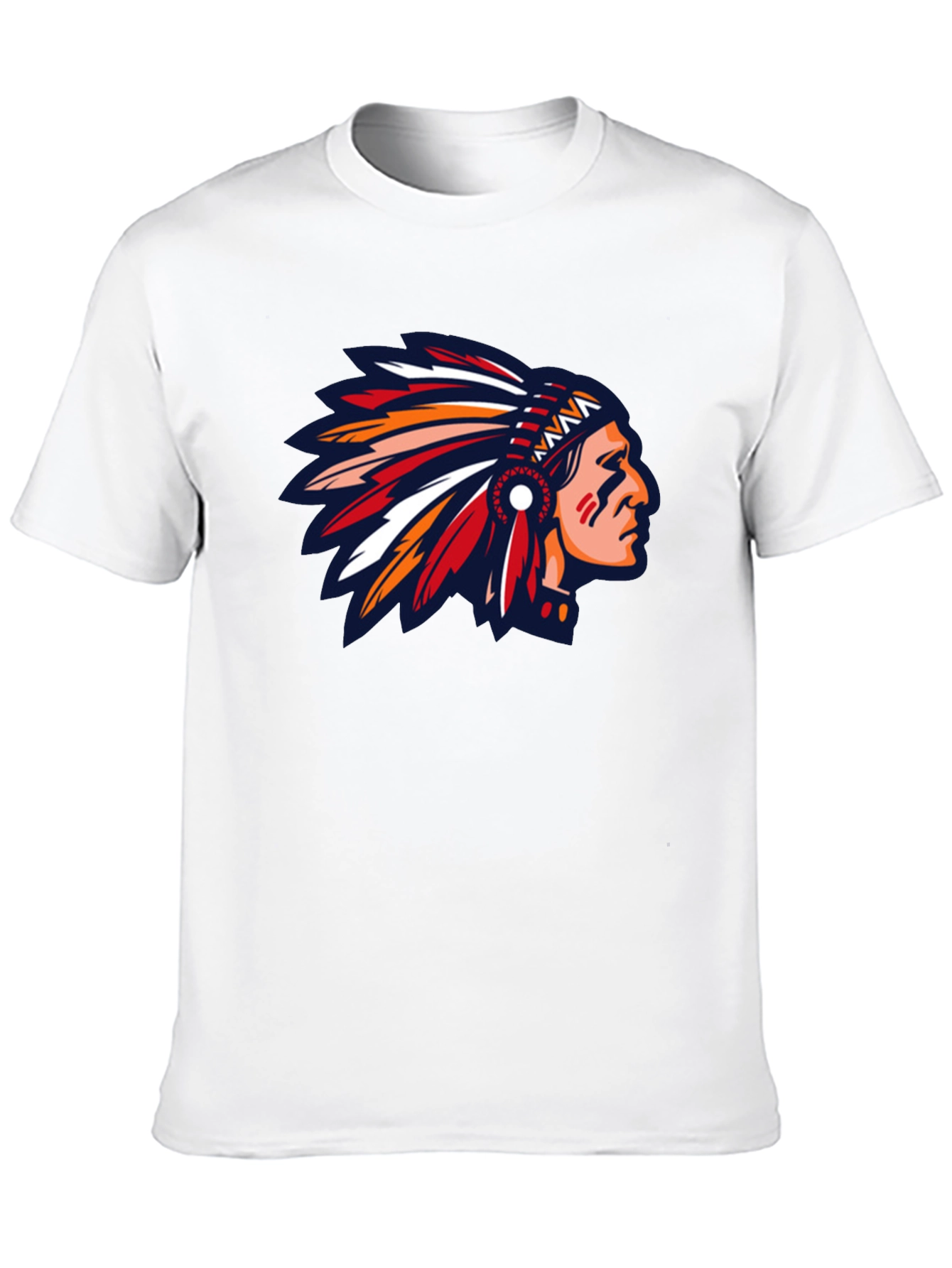 Native American Headdress Graphic T-Shirt