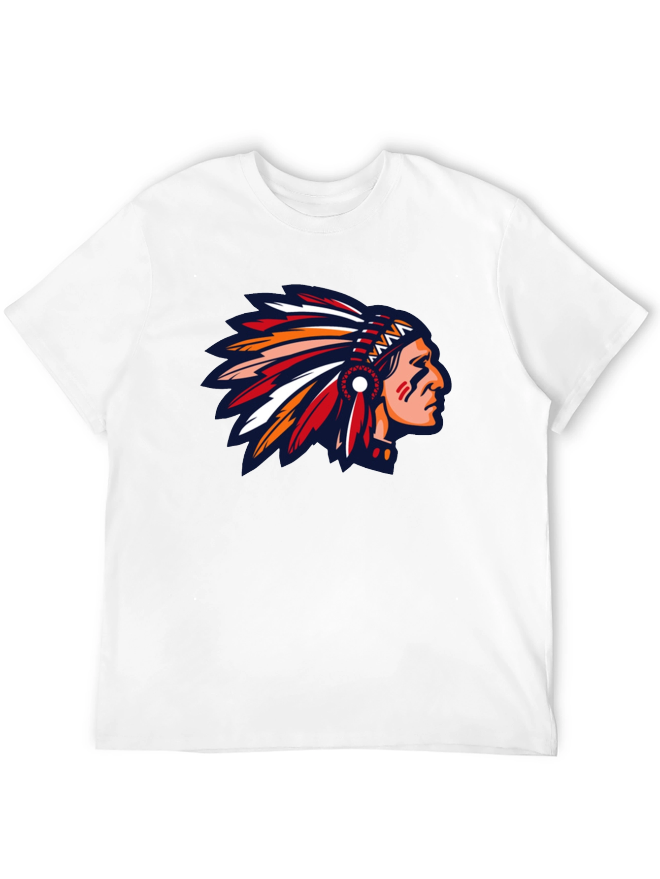 Native American Headdress Graphic T-Shirt