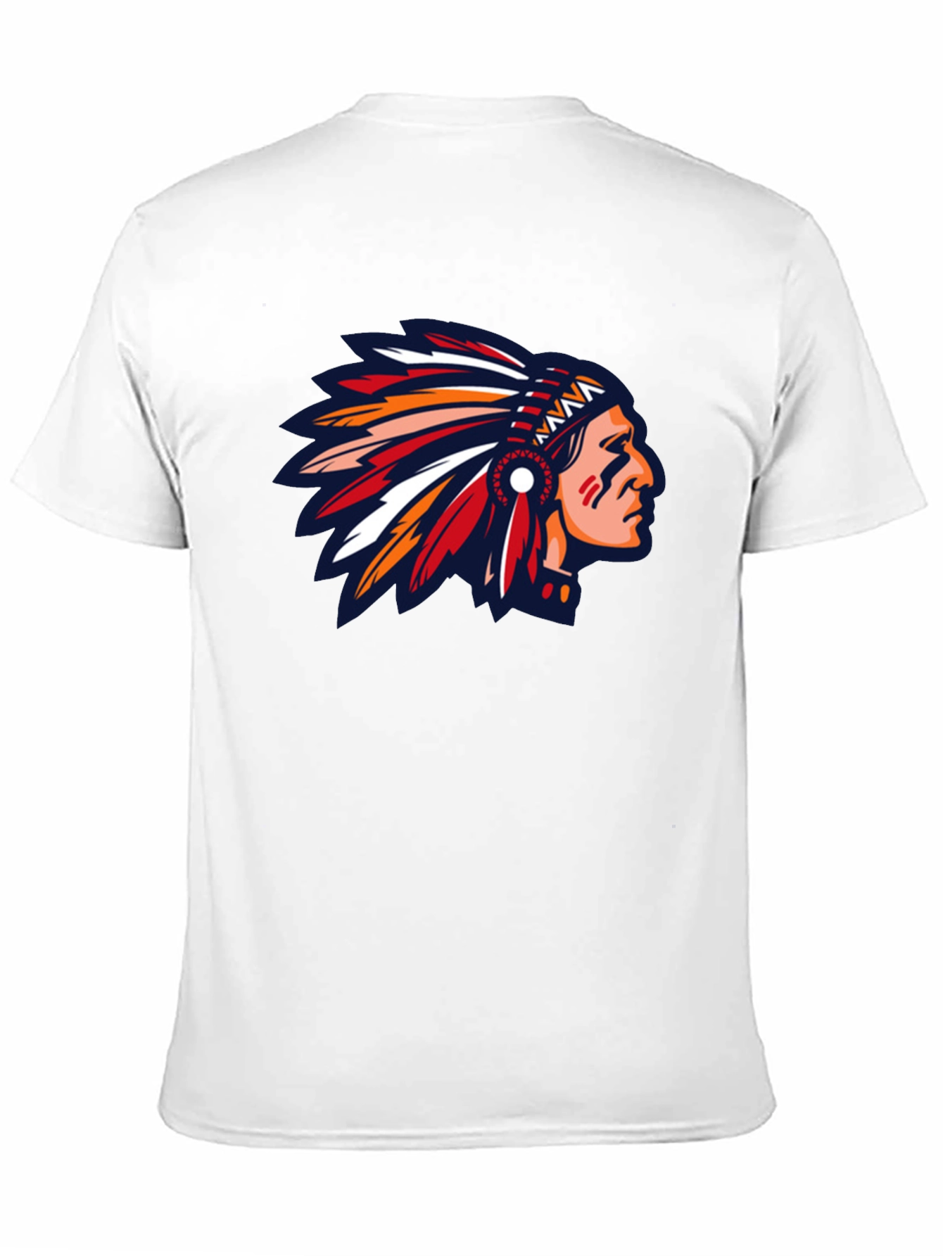 Native American Headdress Graphic T-Shirt