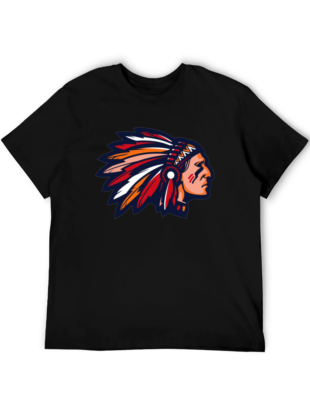 Native American Headdress Graphic T-Shirt