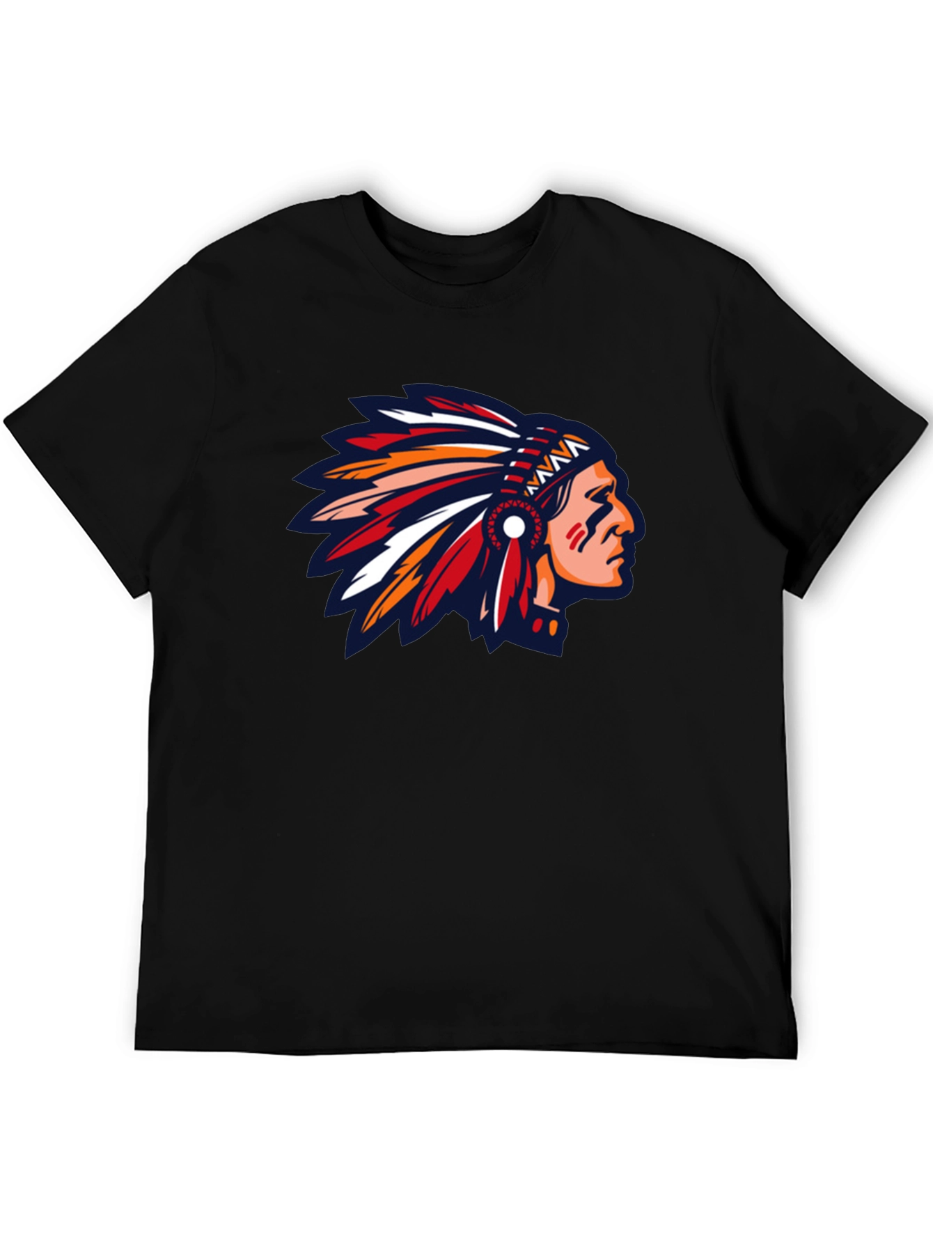 Native American Headdress Graphic T-Shirt