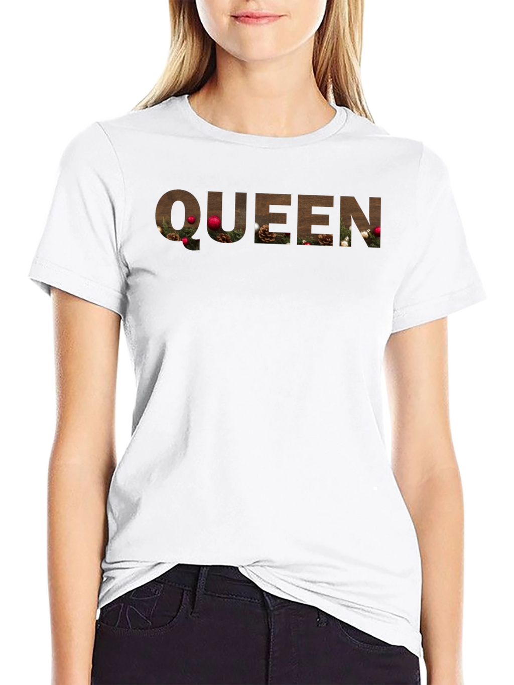Queen Holiday T-Shirt - Christmas Theme