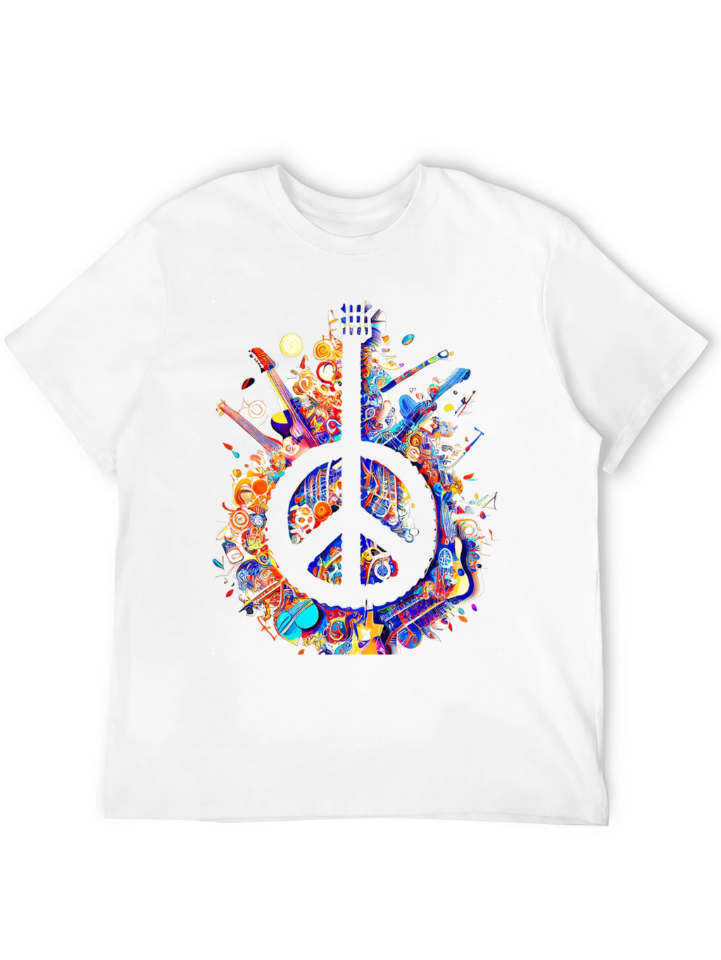Peace Sign Guitar T-Shirt