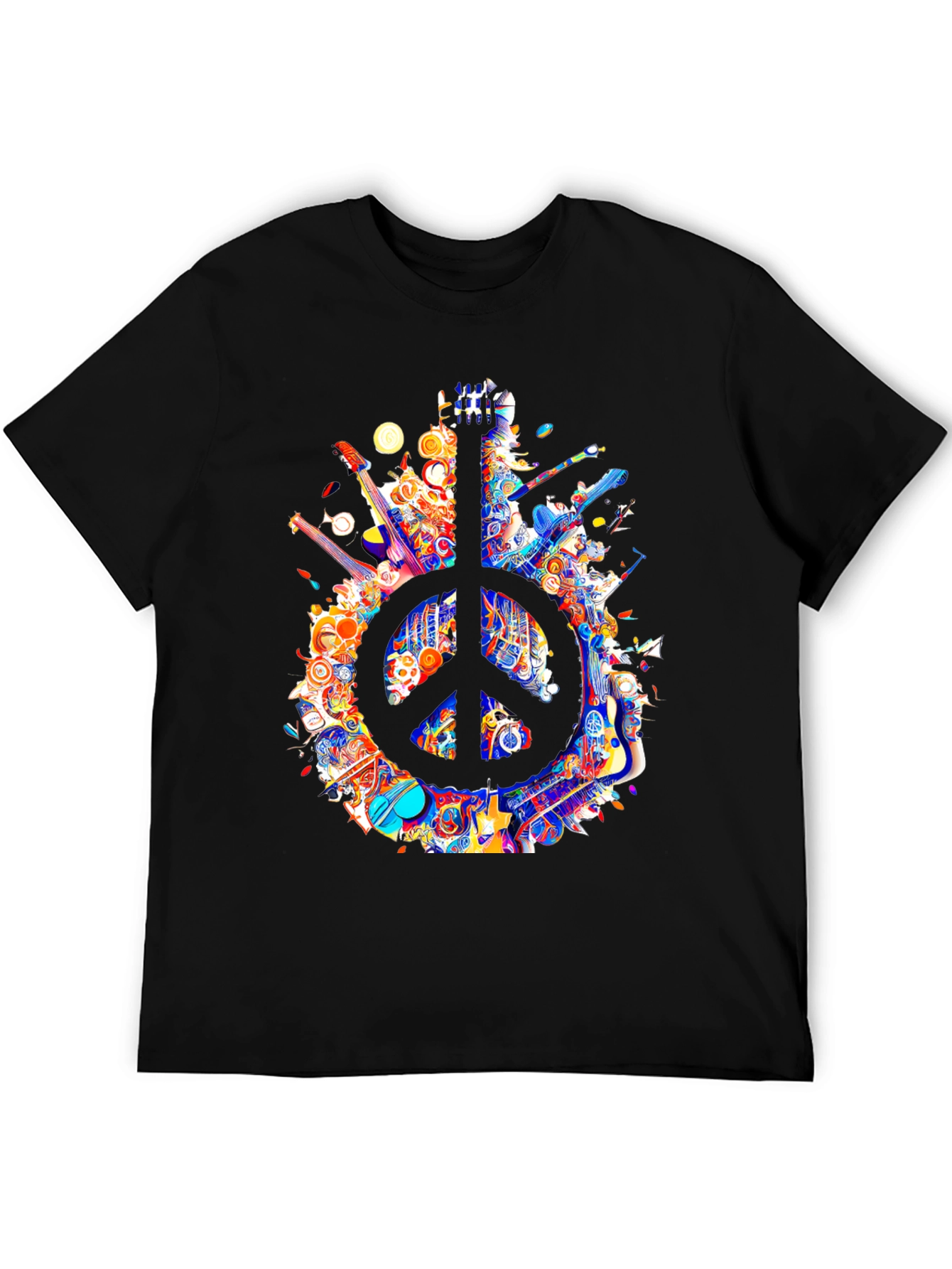 Peace Sign Guitar T-Shirt