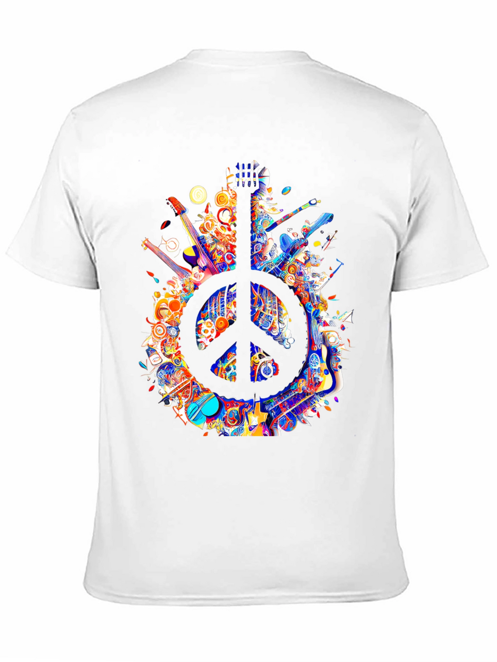 Peace Sign Guitar T-Shirt