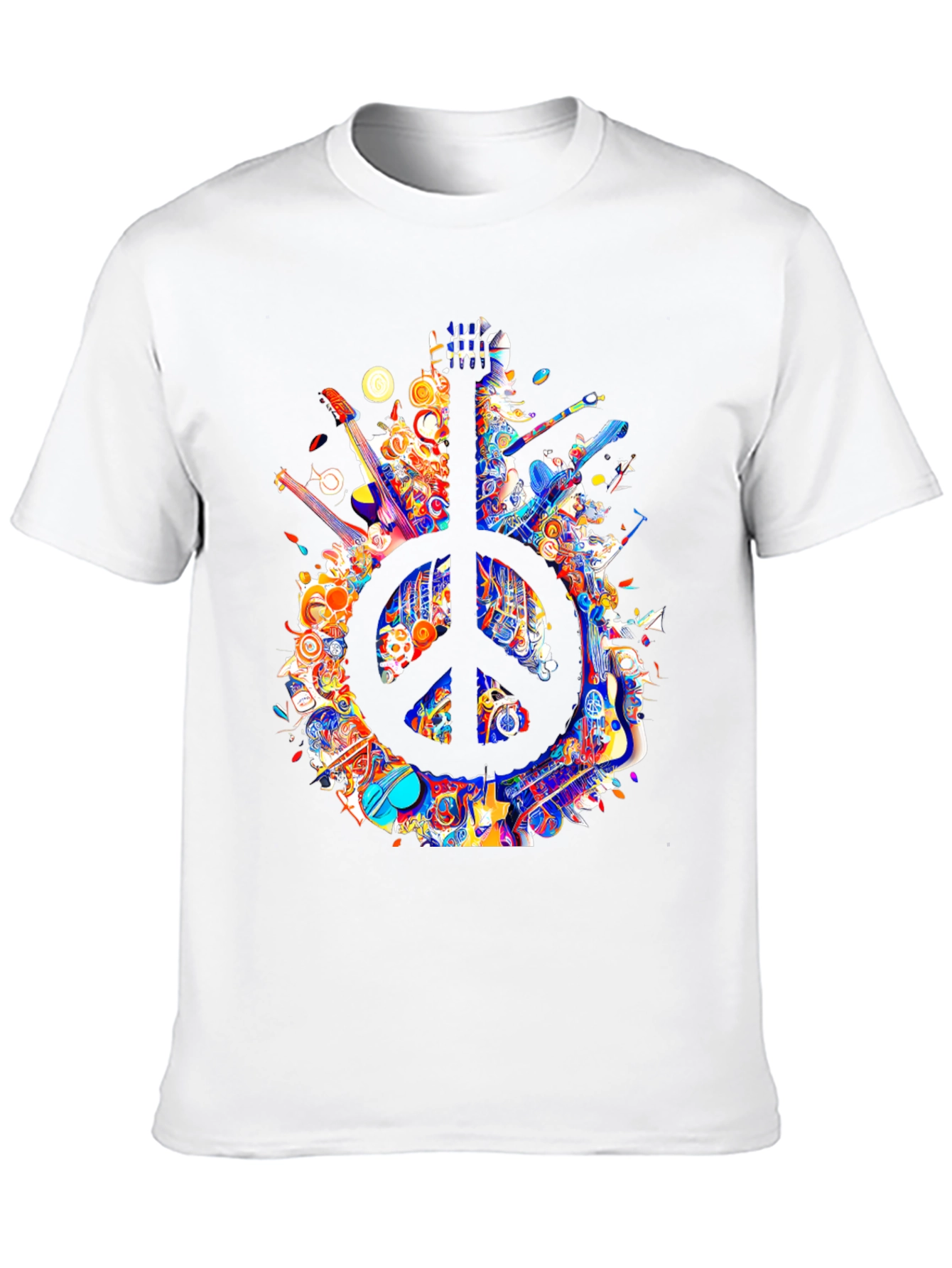 Peace Sign Guitar T-Shirt