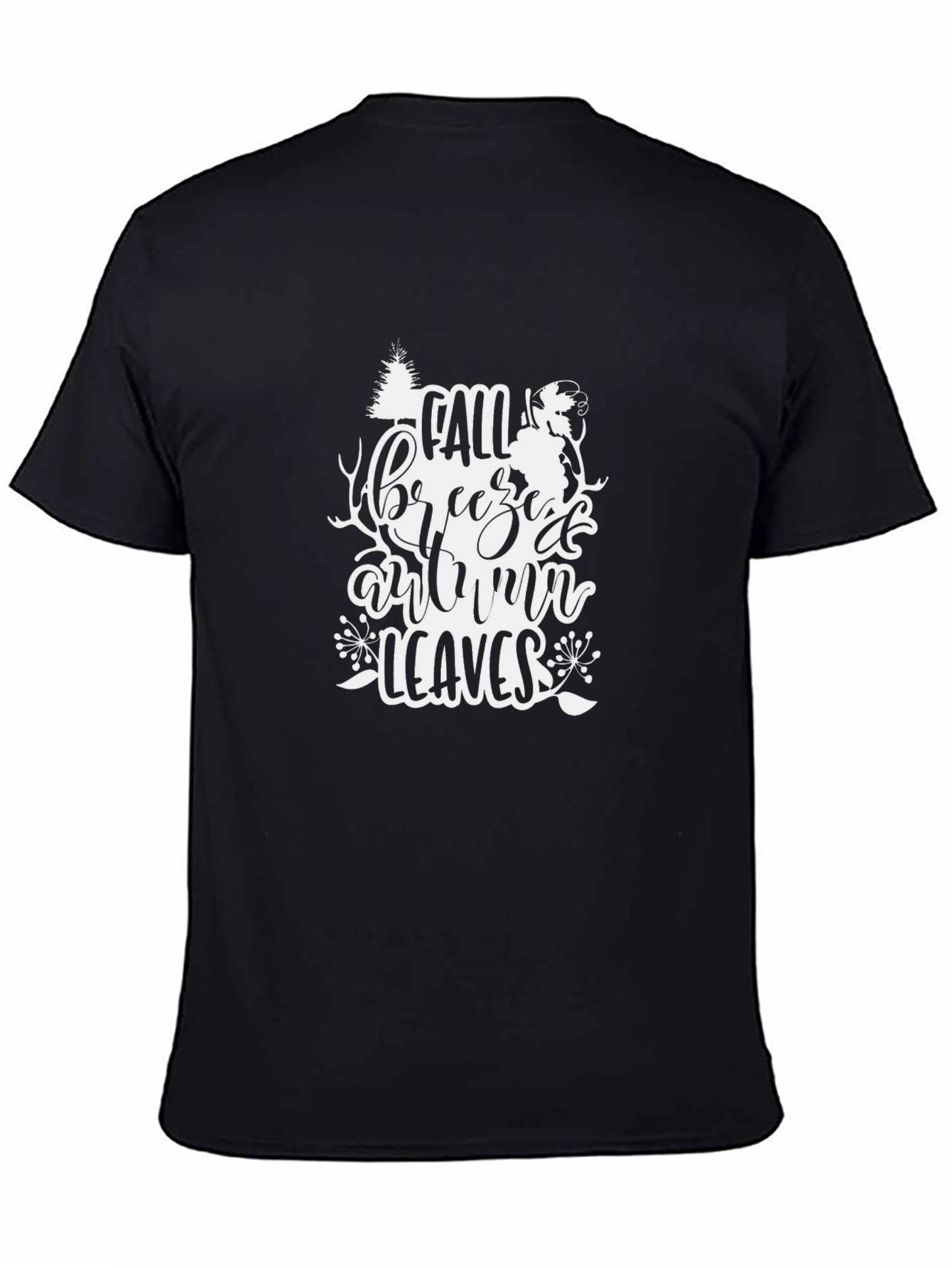 Fall Breeze Autumn Leaves Graphic Tee