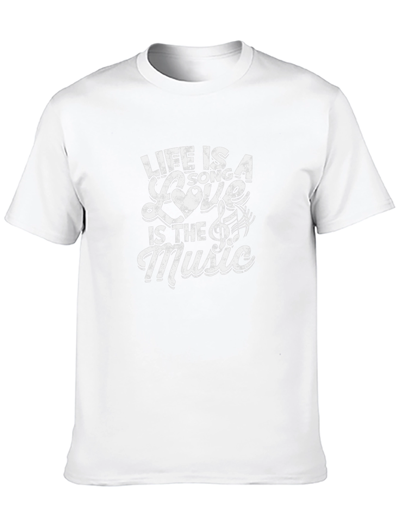 Life is a Song Graphic Tee - Black Casual T-Shirt