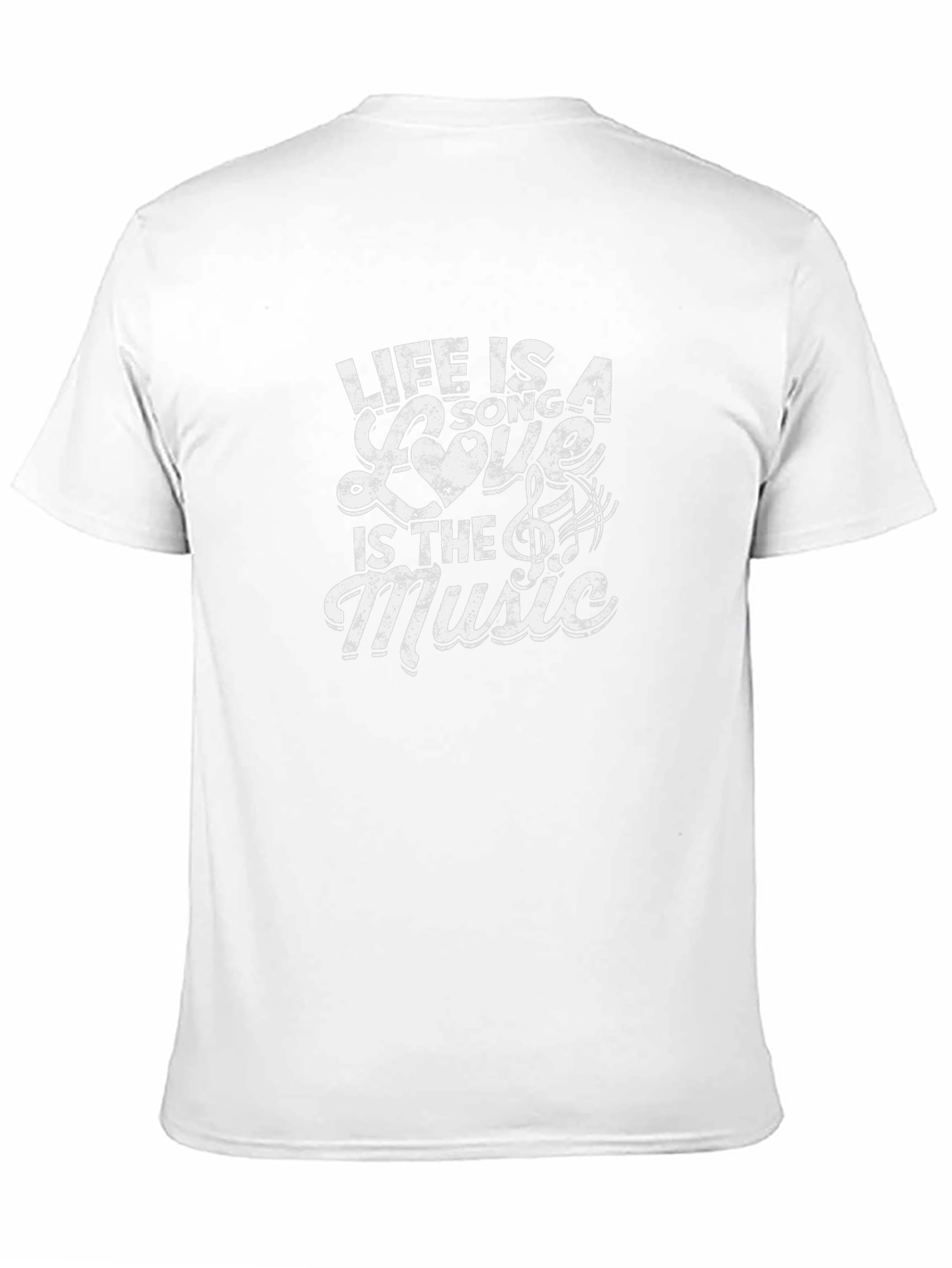 Life is a Song Graphic Tee - Black Casual T-Shirt