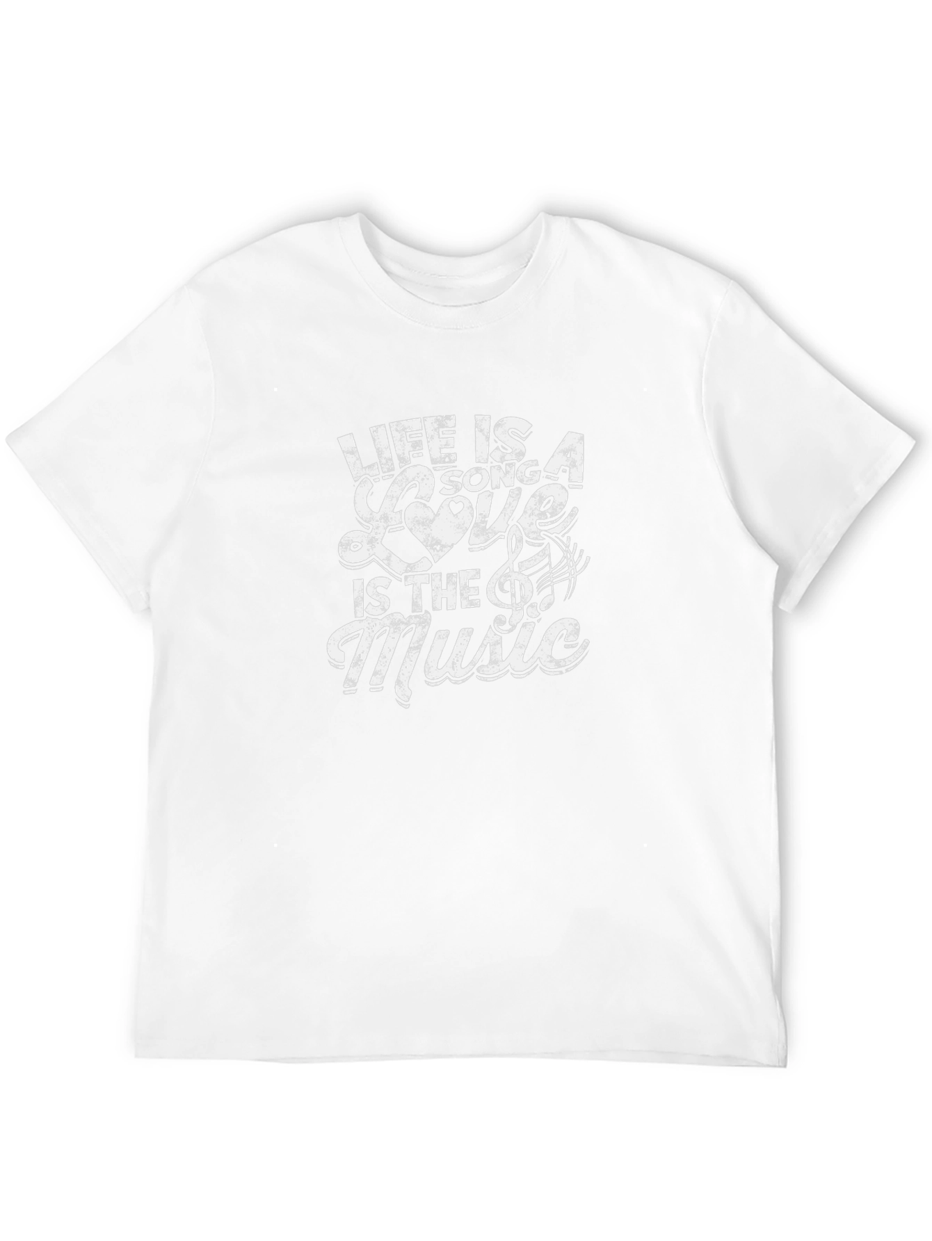 Life is a Song Graphic Tee - Black Casual T-Shirt