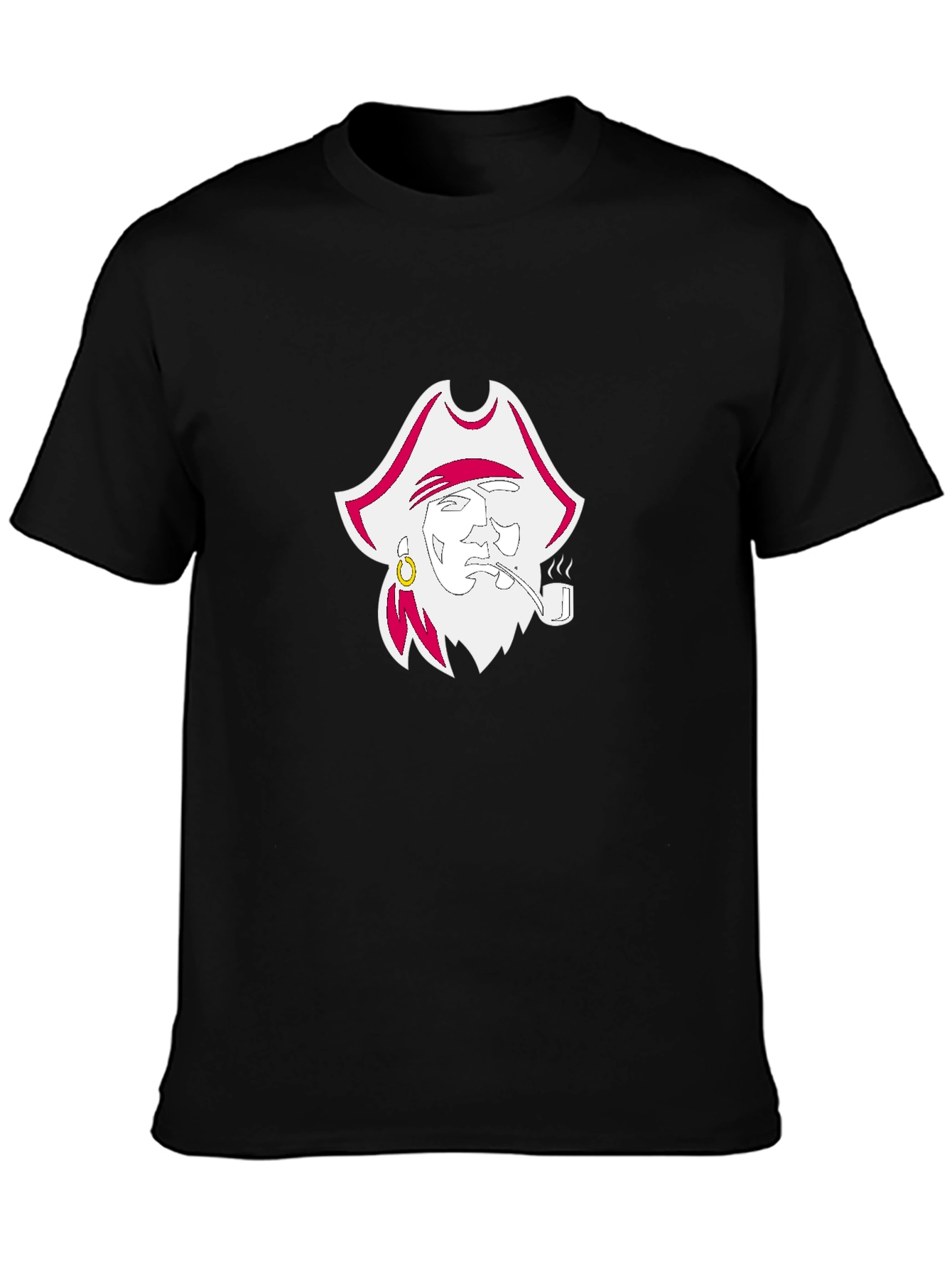 Pirate Logo Black Tee