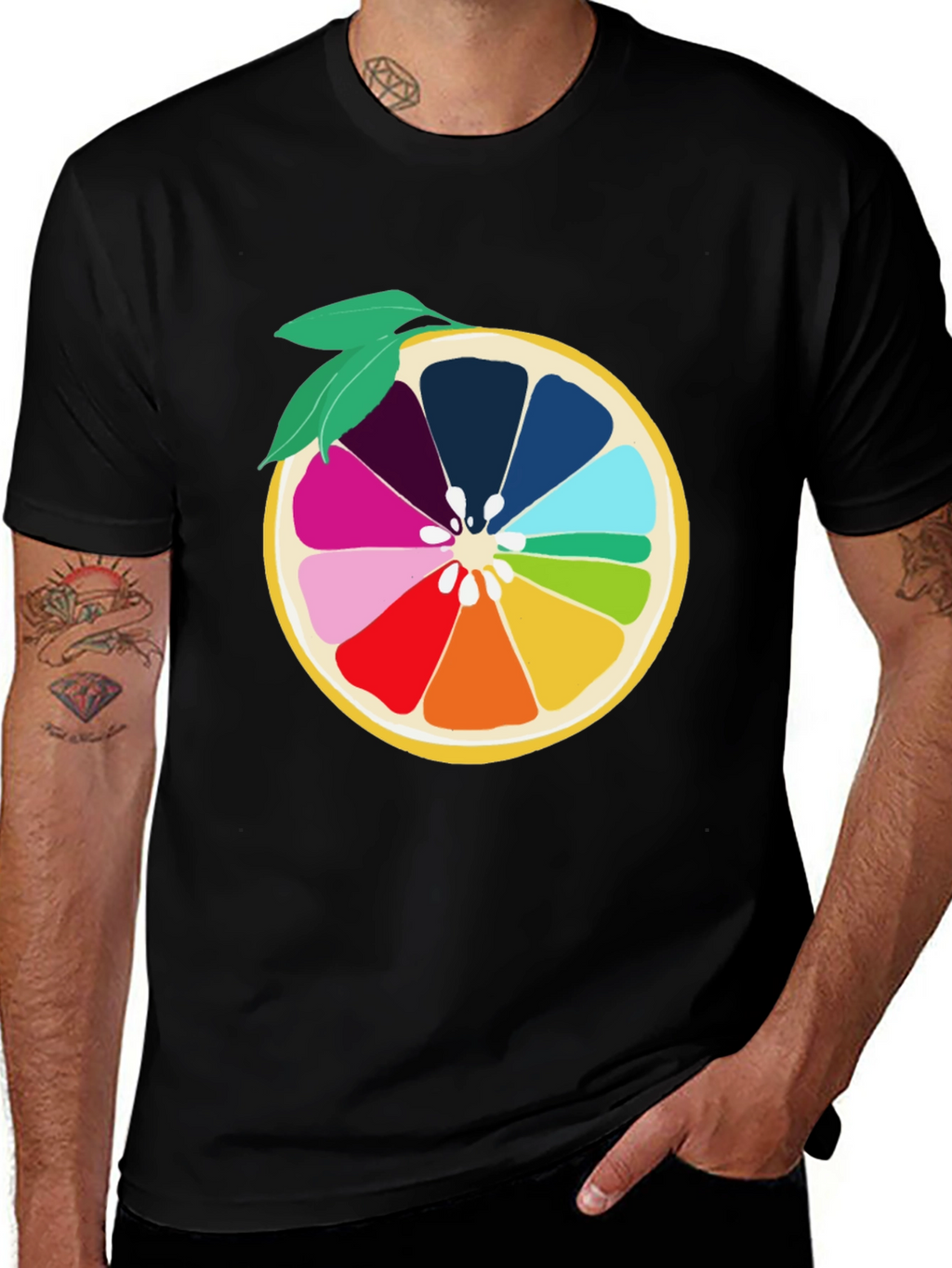 Citrus Slice Graphic Tee - Bright & Fun!