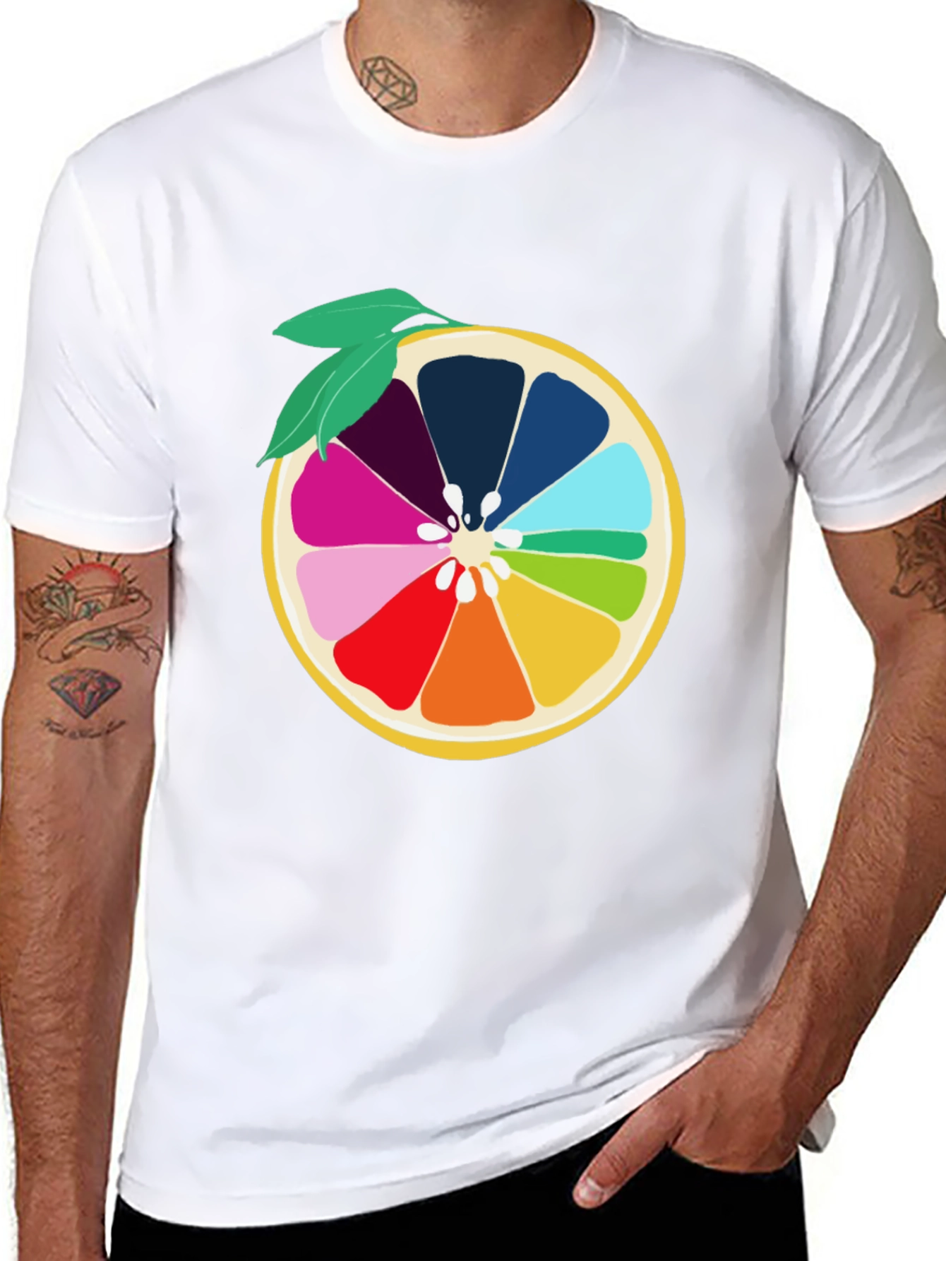 Citrus Slice Graphic Tee - Bright & Fun!