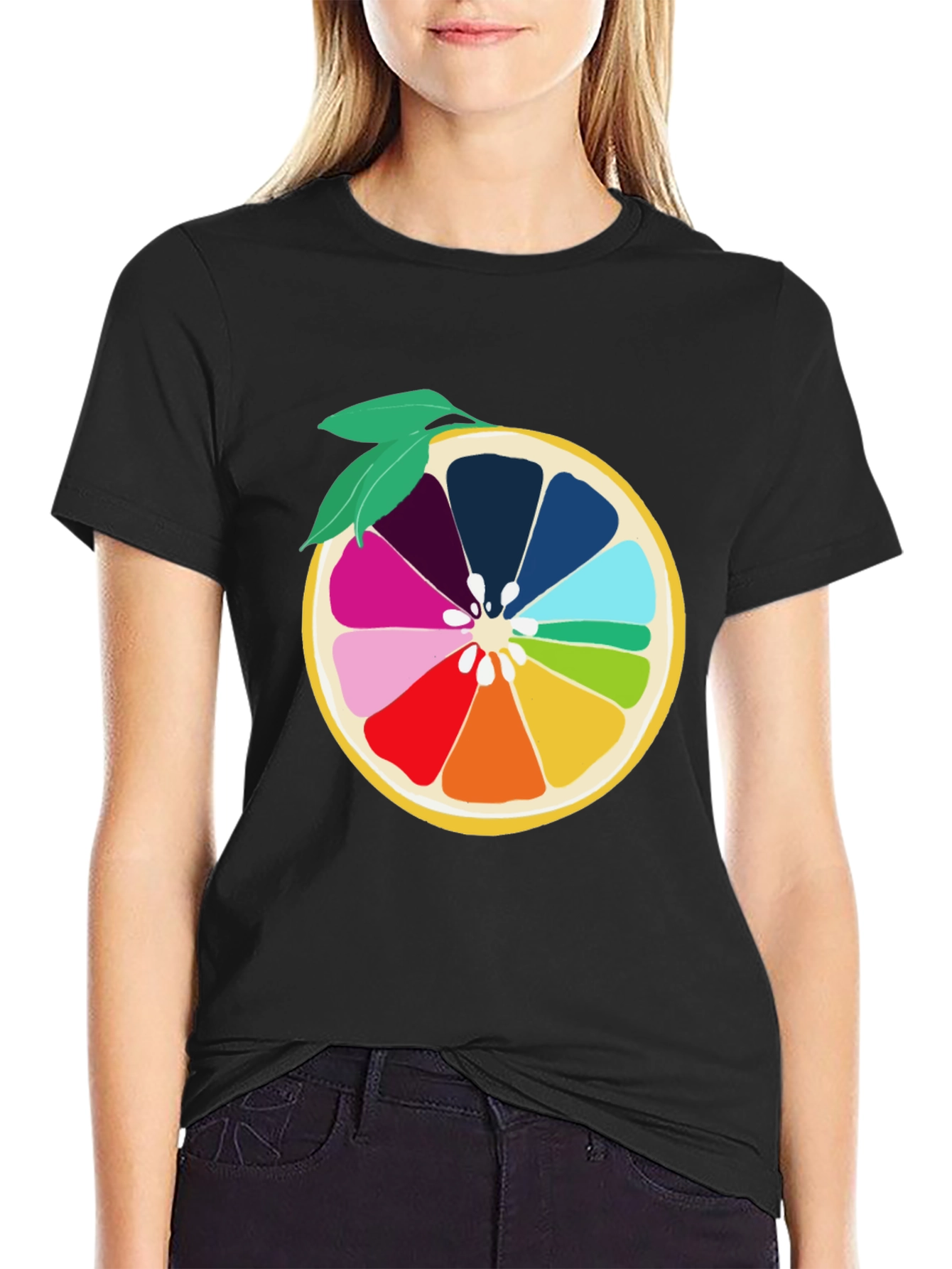 Citrus Slice Graphic Tee - Bright & Fun!