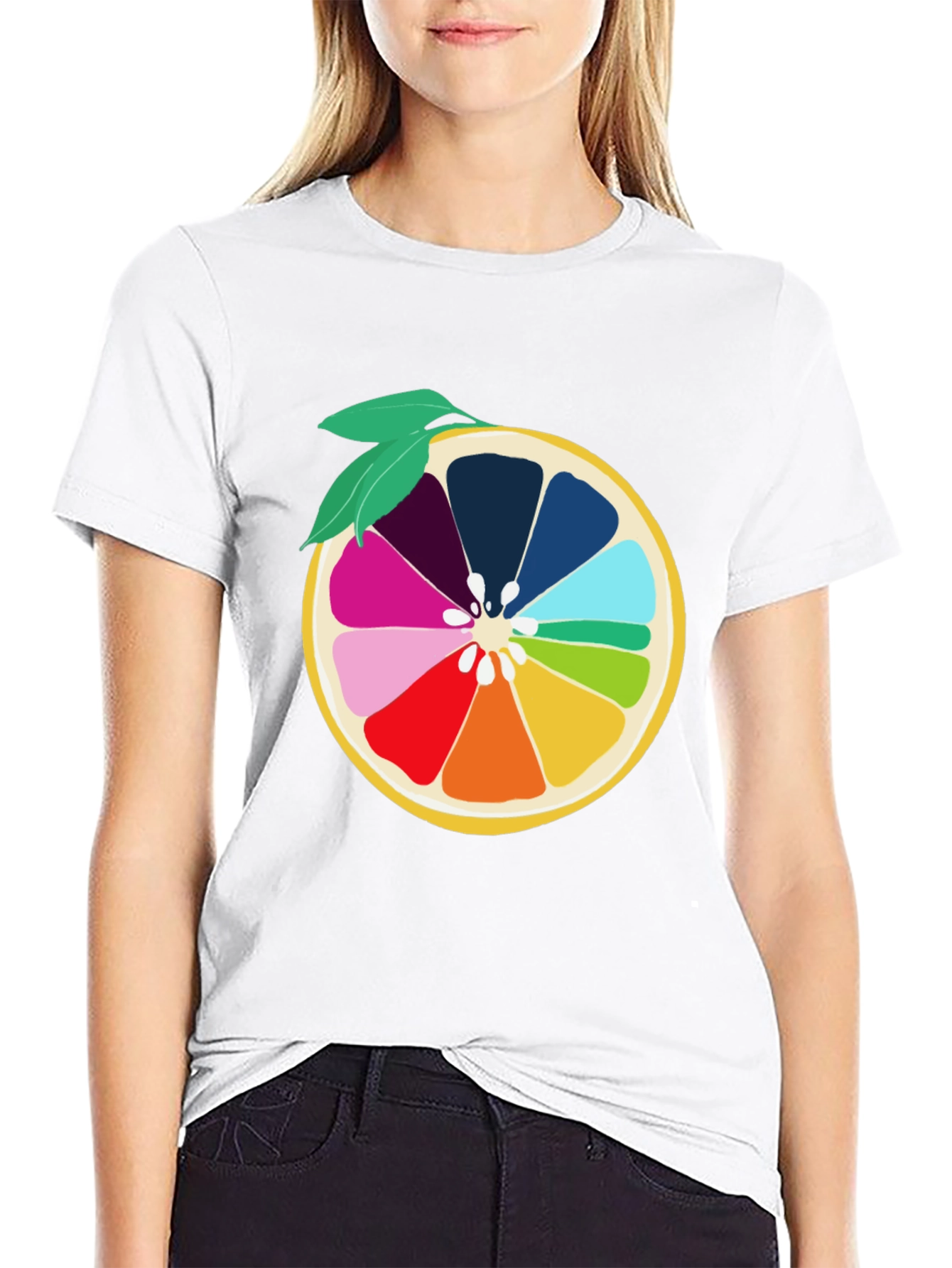 Citrus Slice Graphic Tee - Bright & Fun!