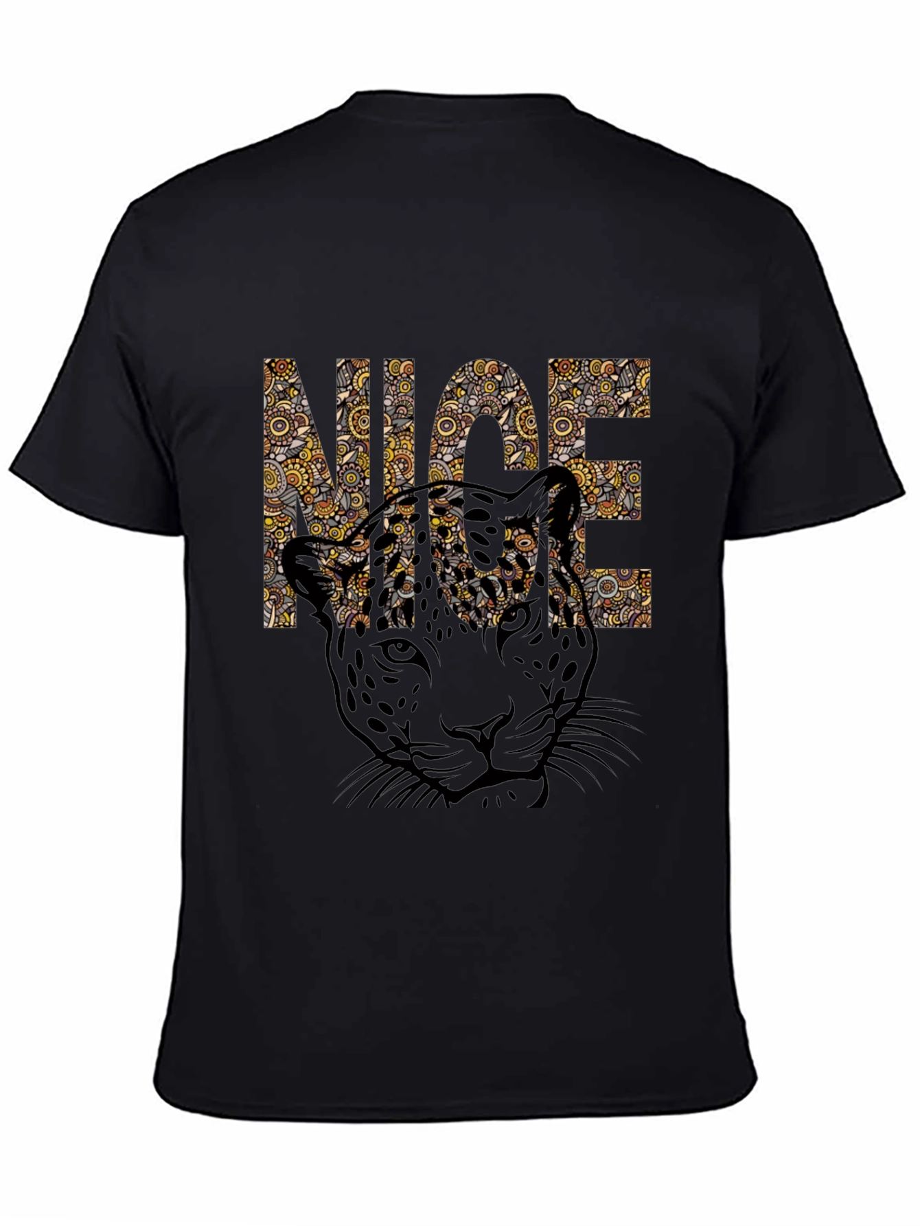Cool Leopard Print Graphic Tee - NICE Design
