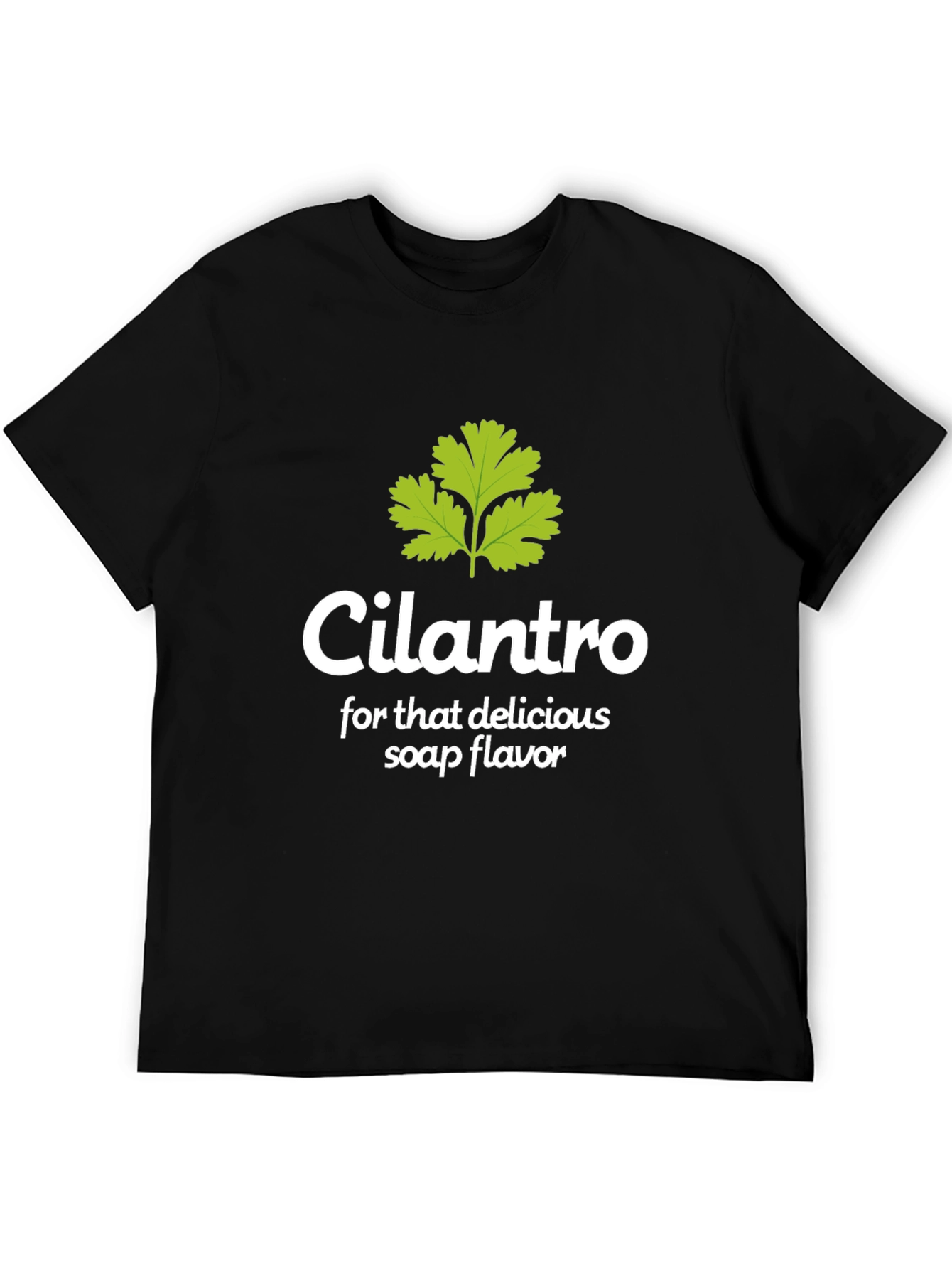 Cilantro Soap Flavor T-Shirt - Funny Foodie Tee