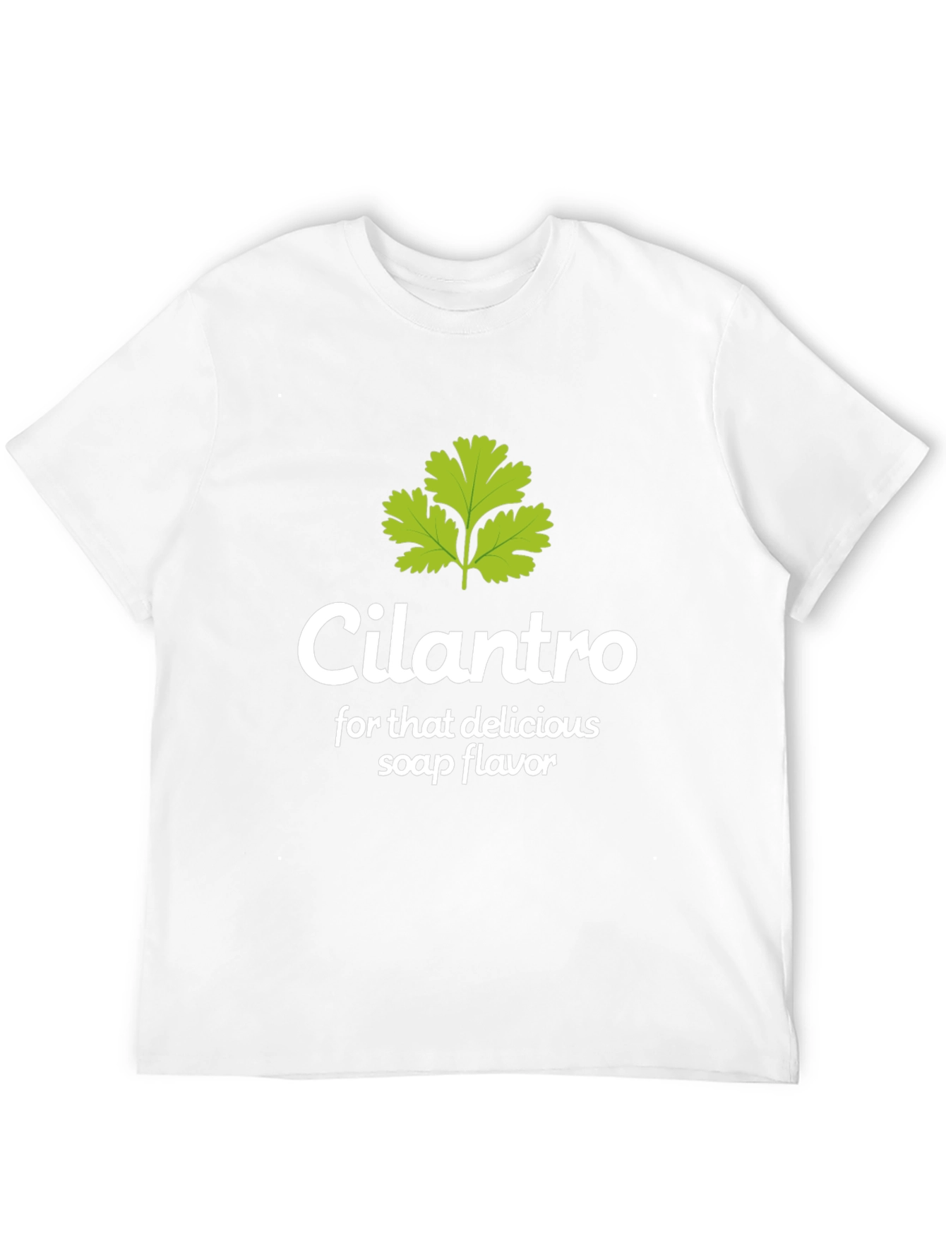 Cilantro Soap Flavor T-Shirt - Funny Foodie Tee