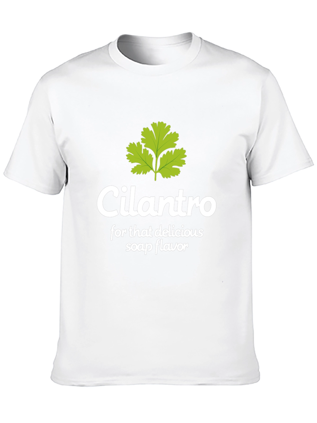 Cilantro Soap Flavor T-Shirt - Funny Foodie Tee