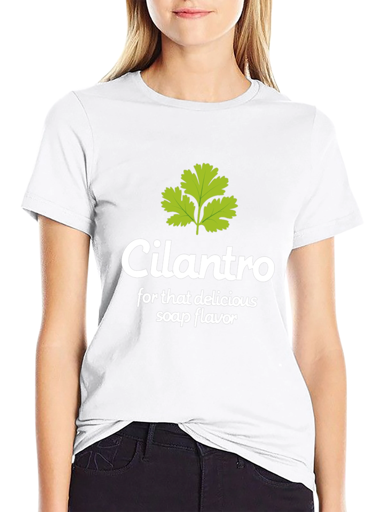 Cilantro Soap Flavor T-Shirt - Funny Foodie Tee