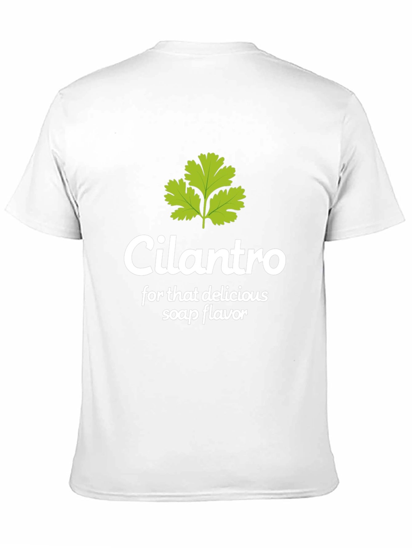 Cilantro Soap Flavor T-Shirt - Funny Foodie Tee
