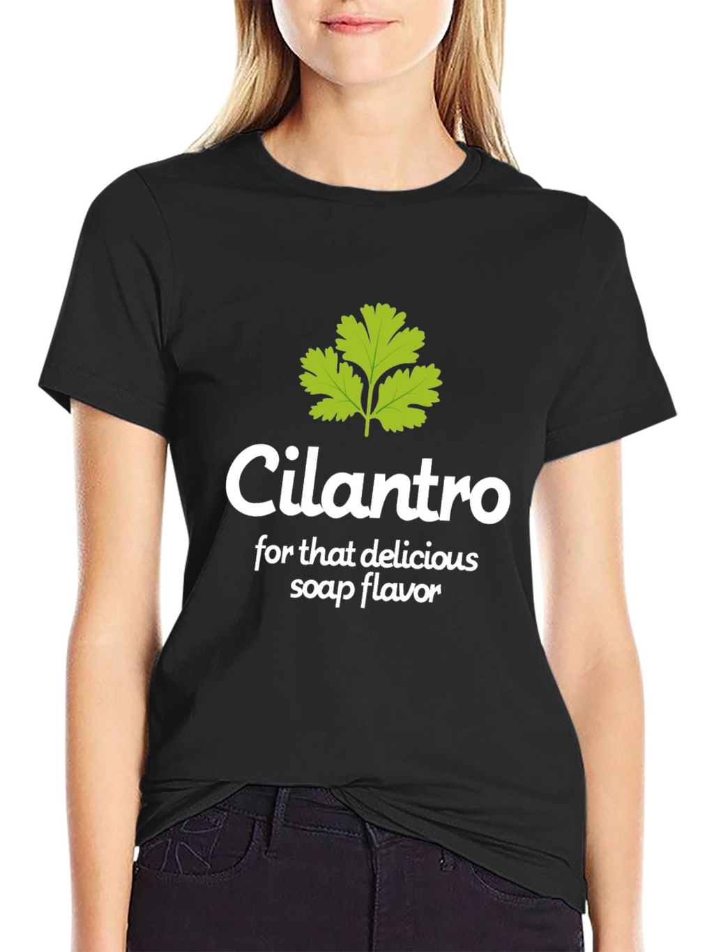 Cilantro Soap Flavor T-Shirt - Funny Foodie Tee