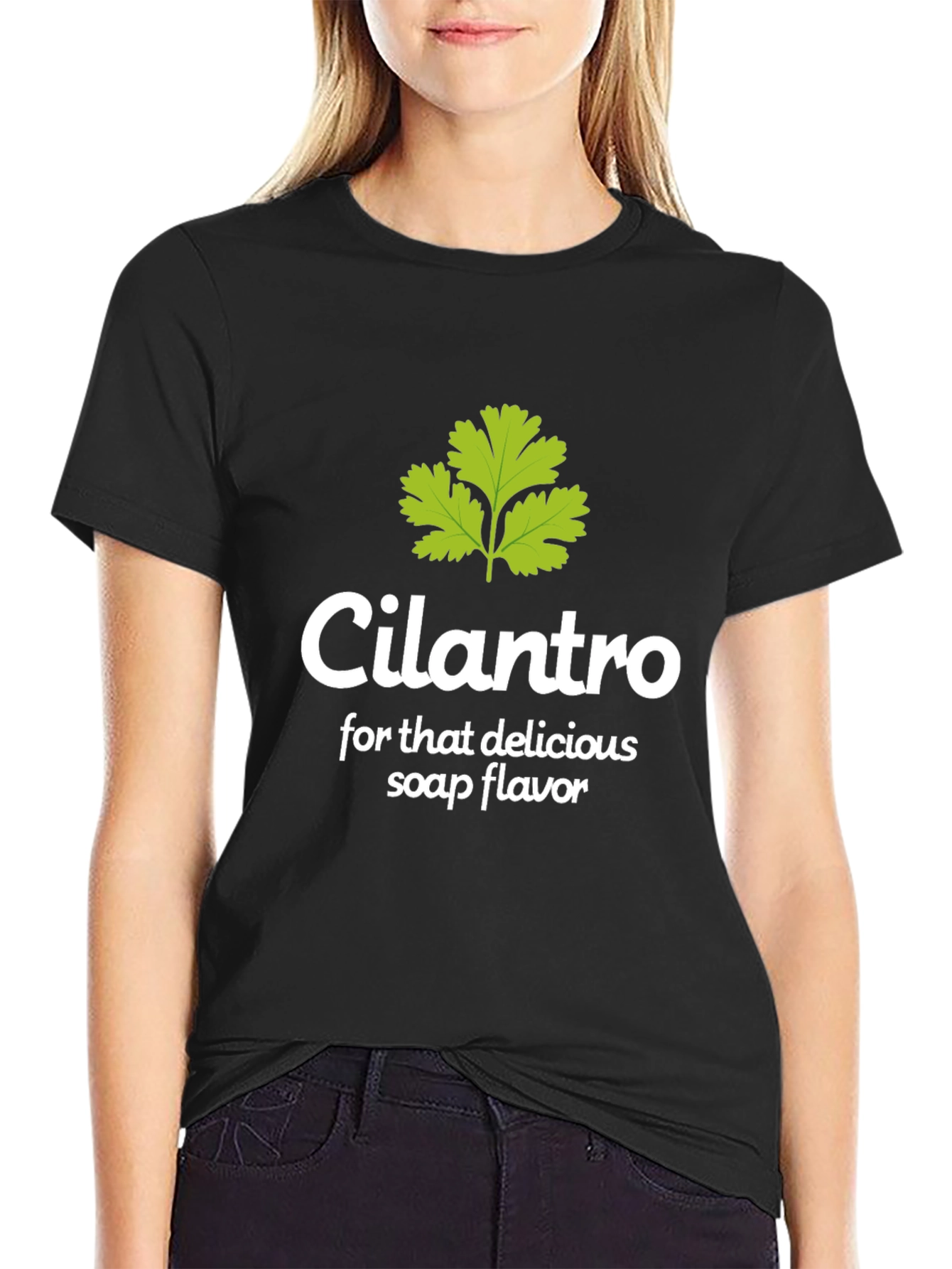 Cilantro Soap Flavor T-Shirt - Funny Foodie Tee
