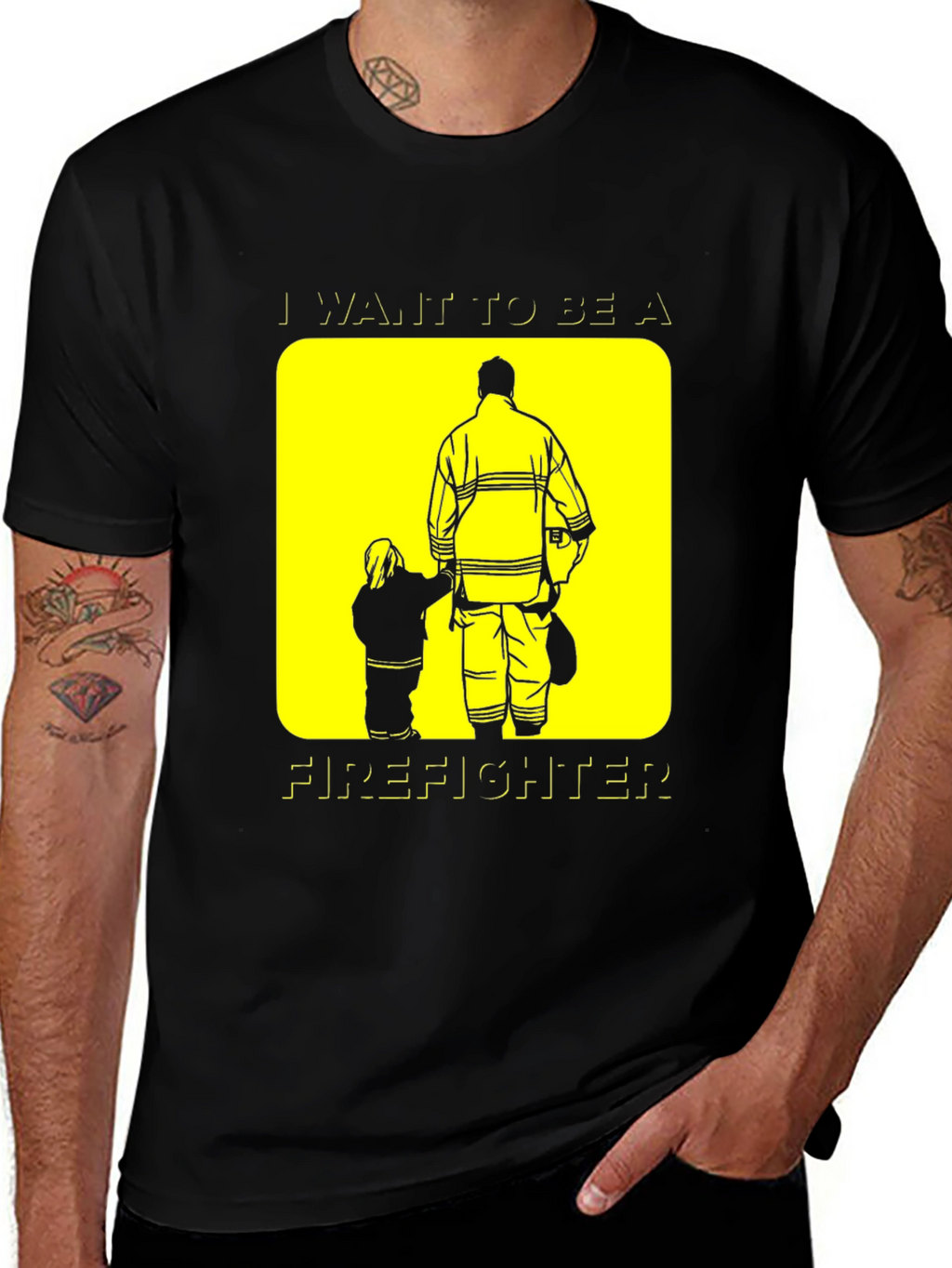 Firefighter Dream T-Shirt - Black
