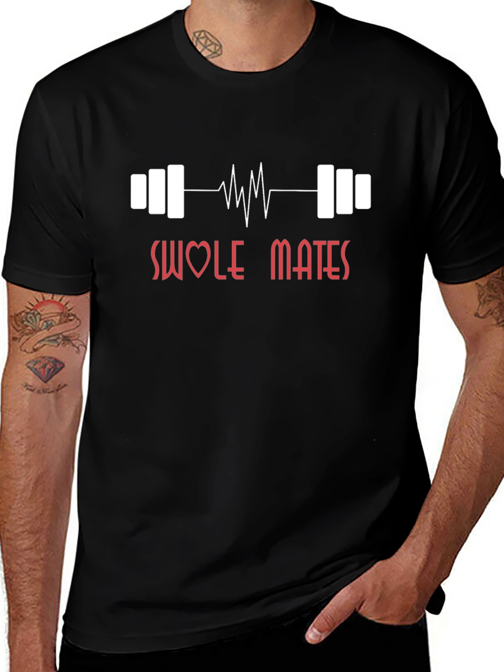 Swole Mates Graphic Tee - Workout Shirt