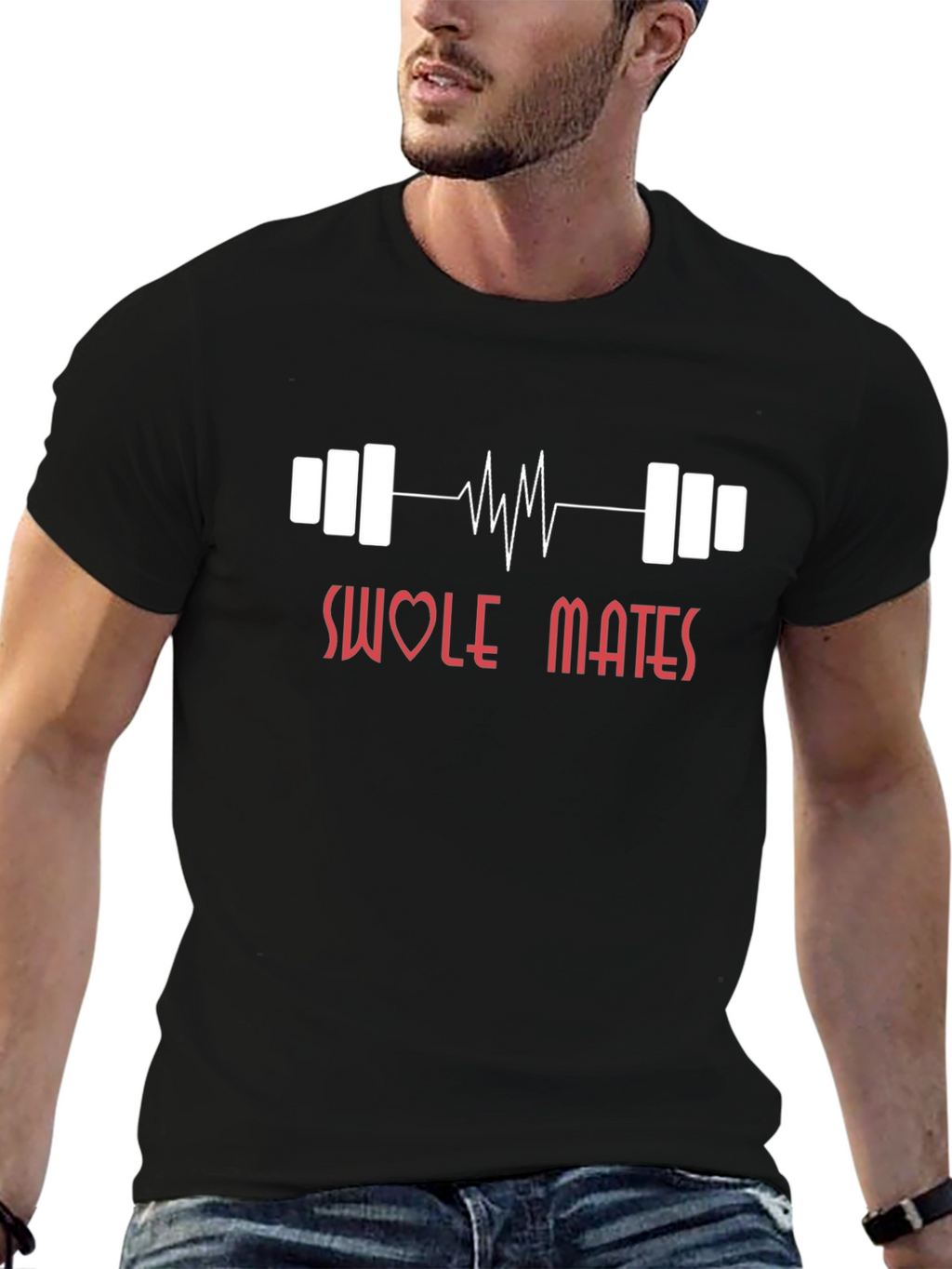 Swole Mates Graphic Tee - Workout Shirt