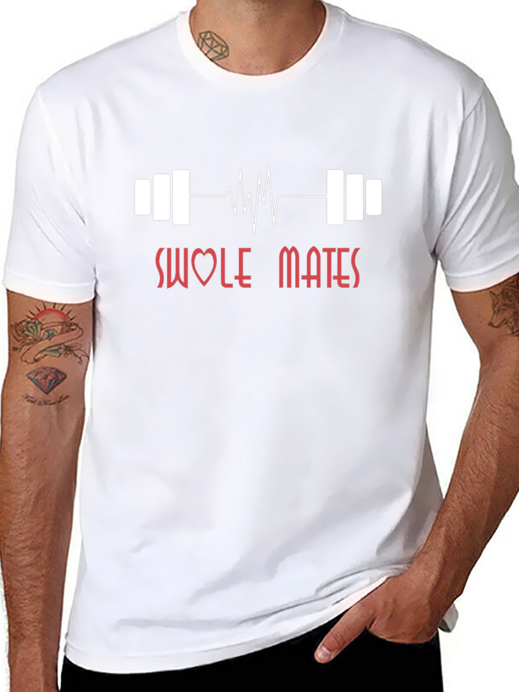 Swole Mates Graphic Tee - Workout Shirt