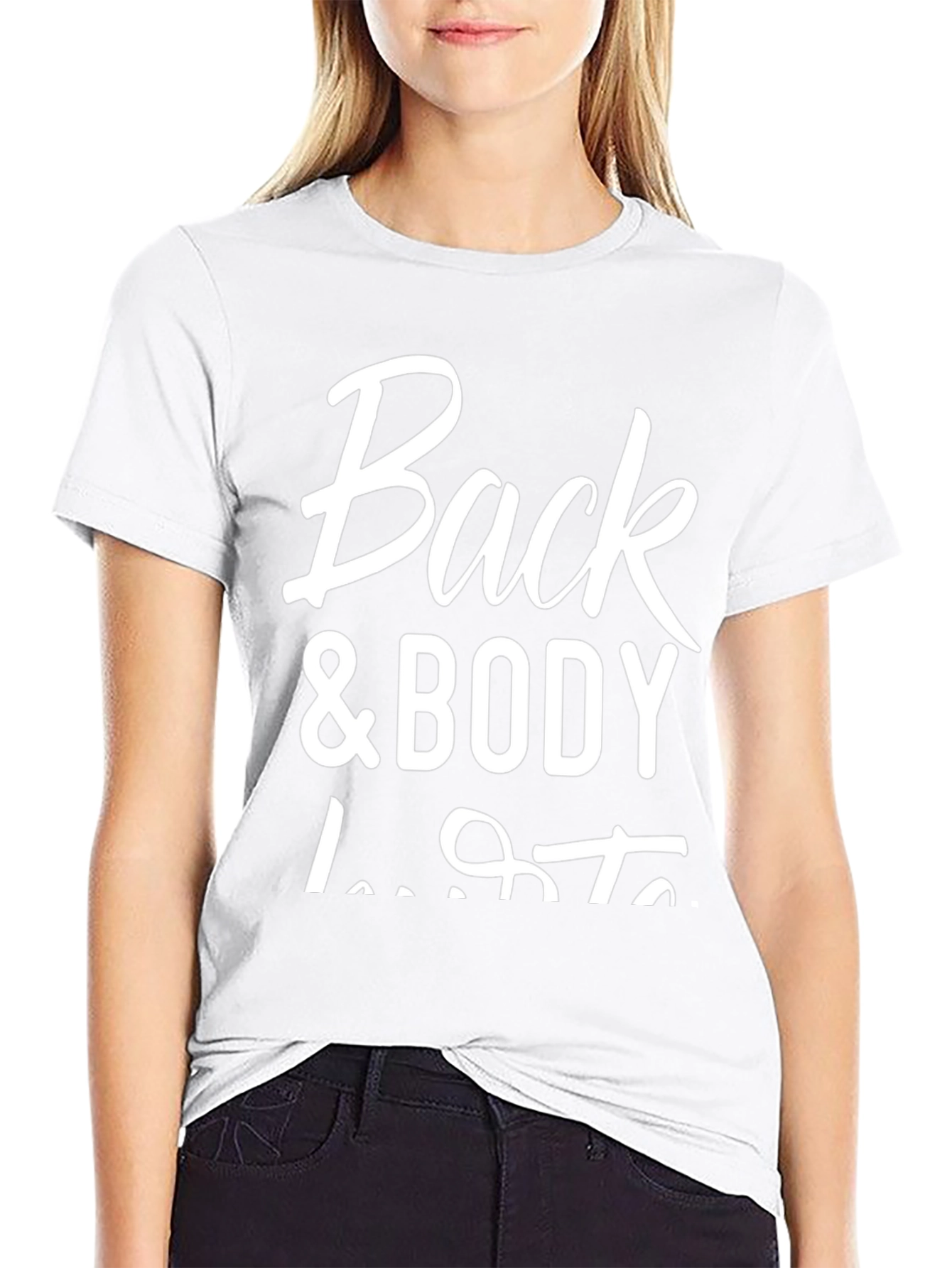 Back & Body Dude Lifts Black Graphic Tee