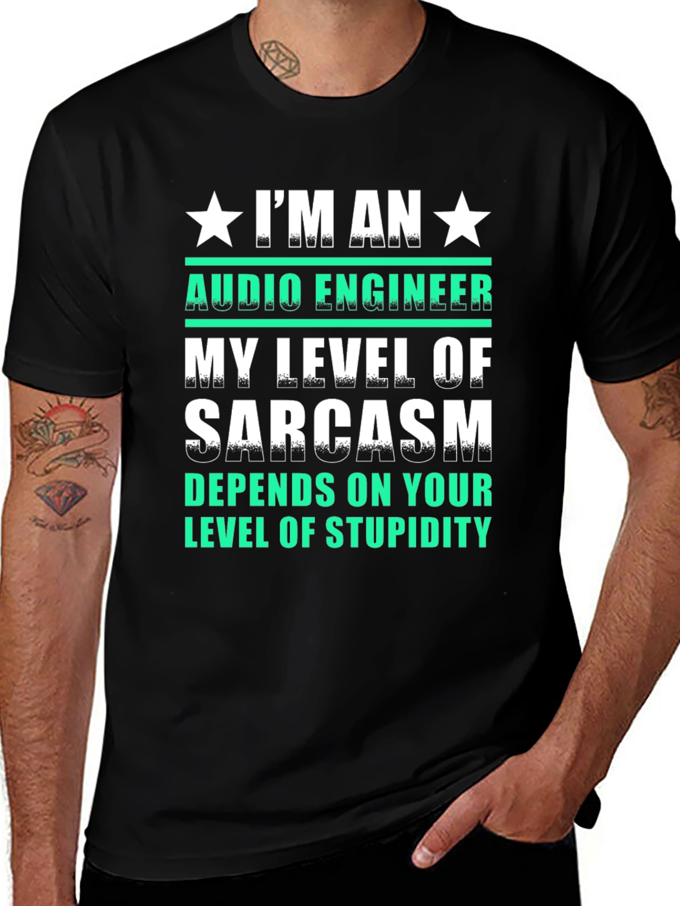 Audio Engineer Sarcasm T-Shirt - Funny Graphic Tee