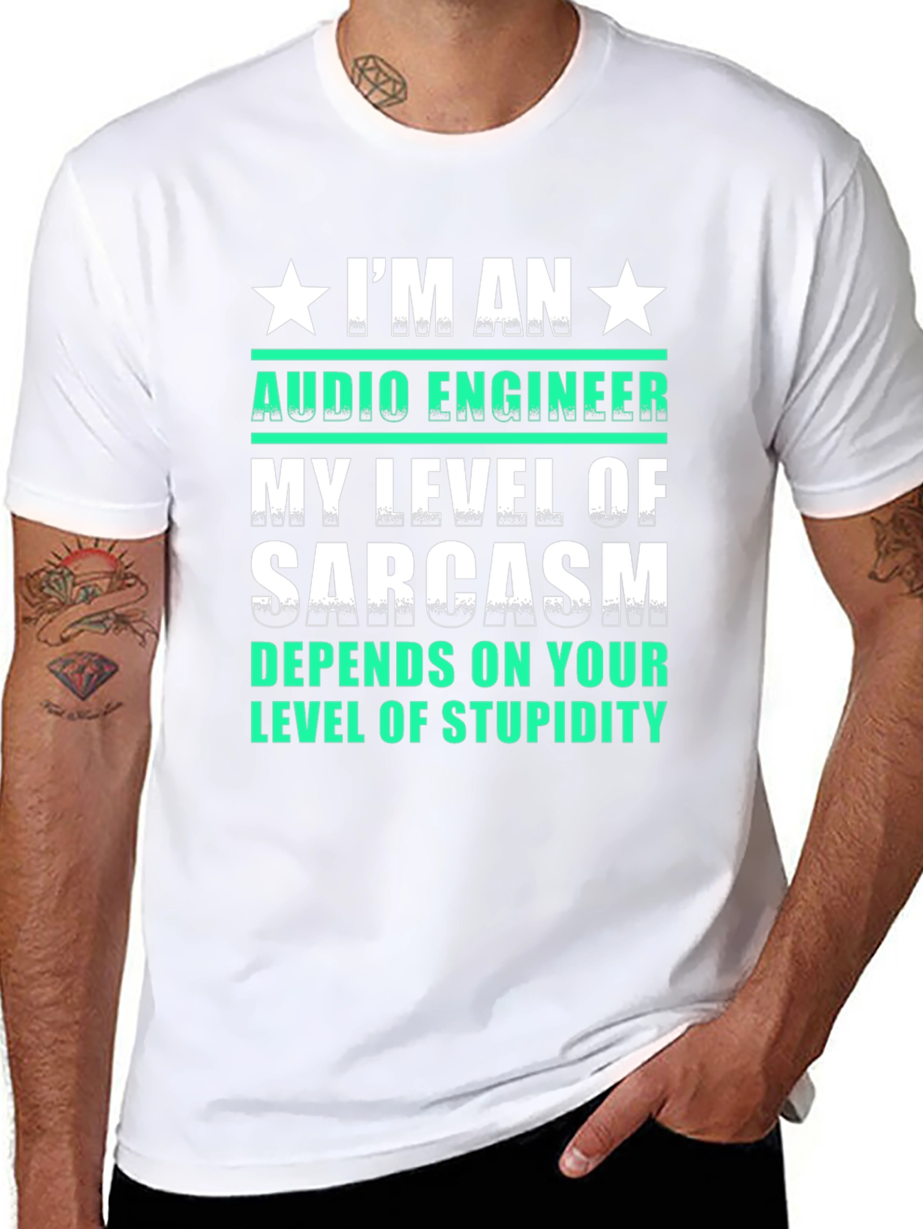 Audio Engineer Sarcasm T-Shirt - Funny Graphic Tee