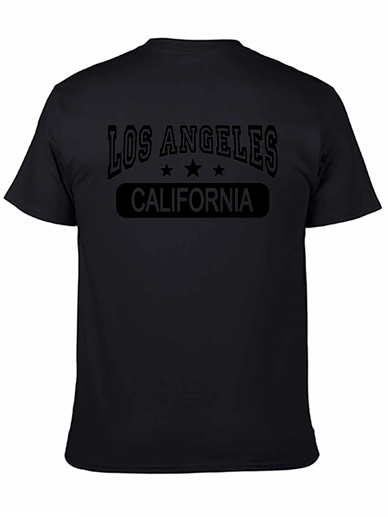 Los Angeles California Graphic Tee - Black