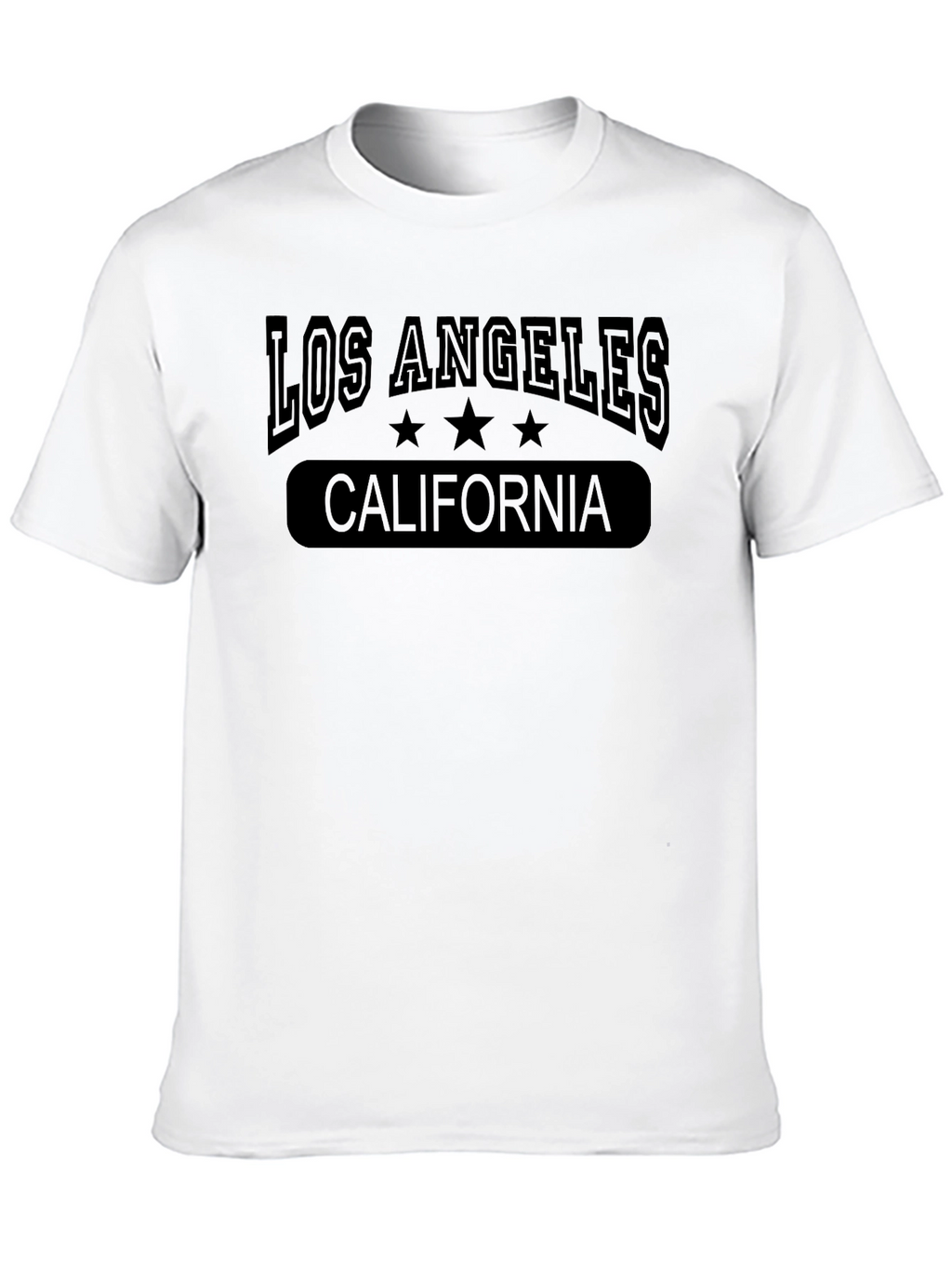 Los Angeles California Graphic Tee - Black